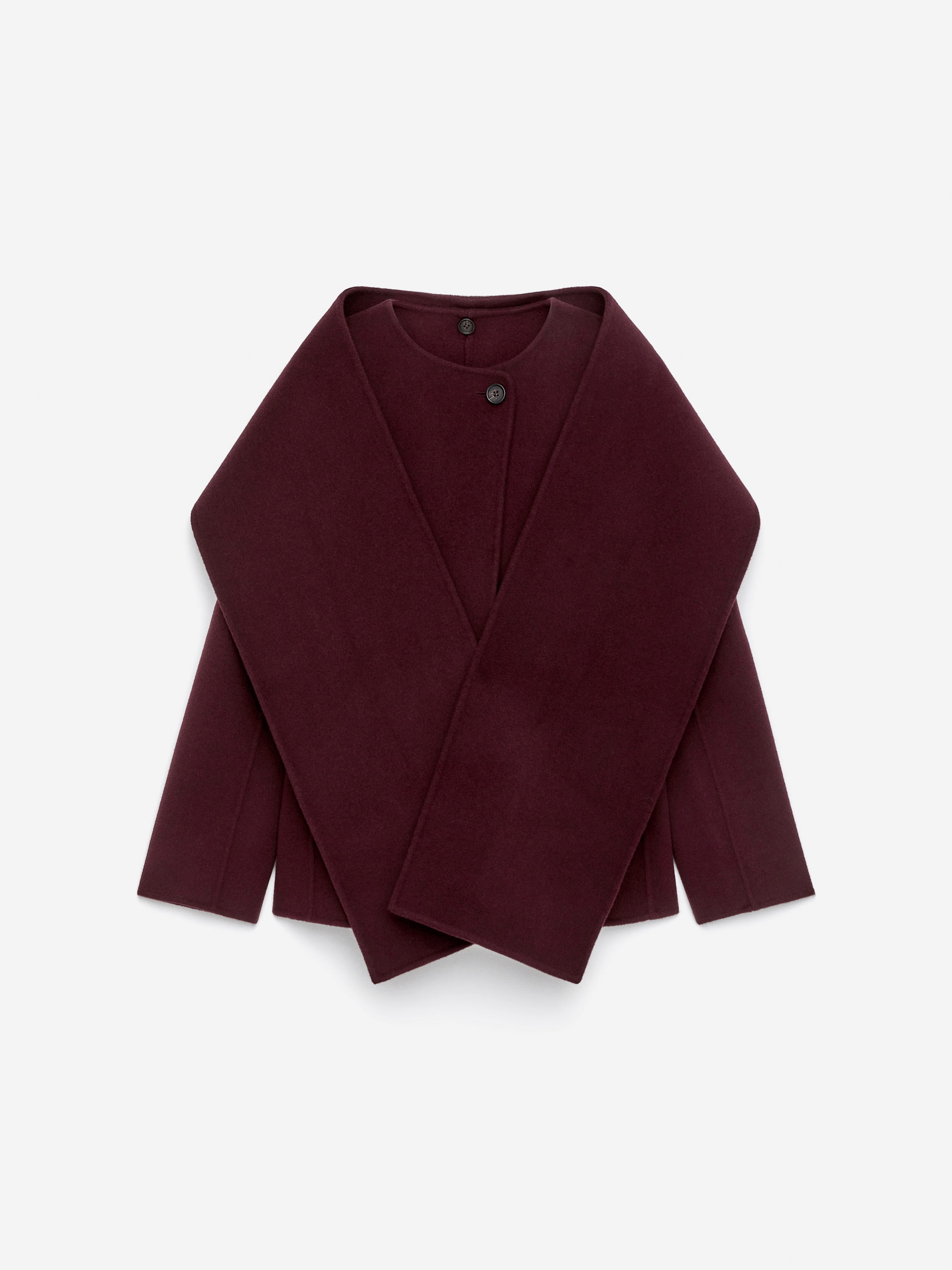 Doublé Wool-Blend Blazer - Burgundy - Slim fit - Women - StillMedia/DescriptiveStillLife - 3