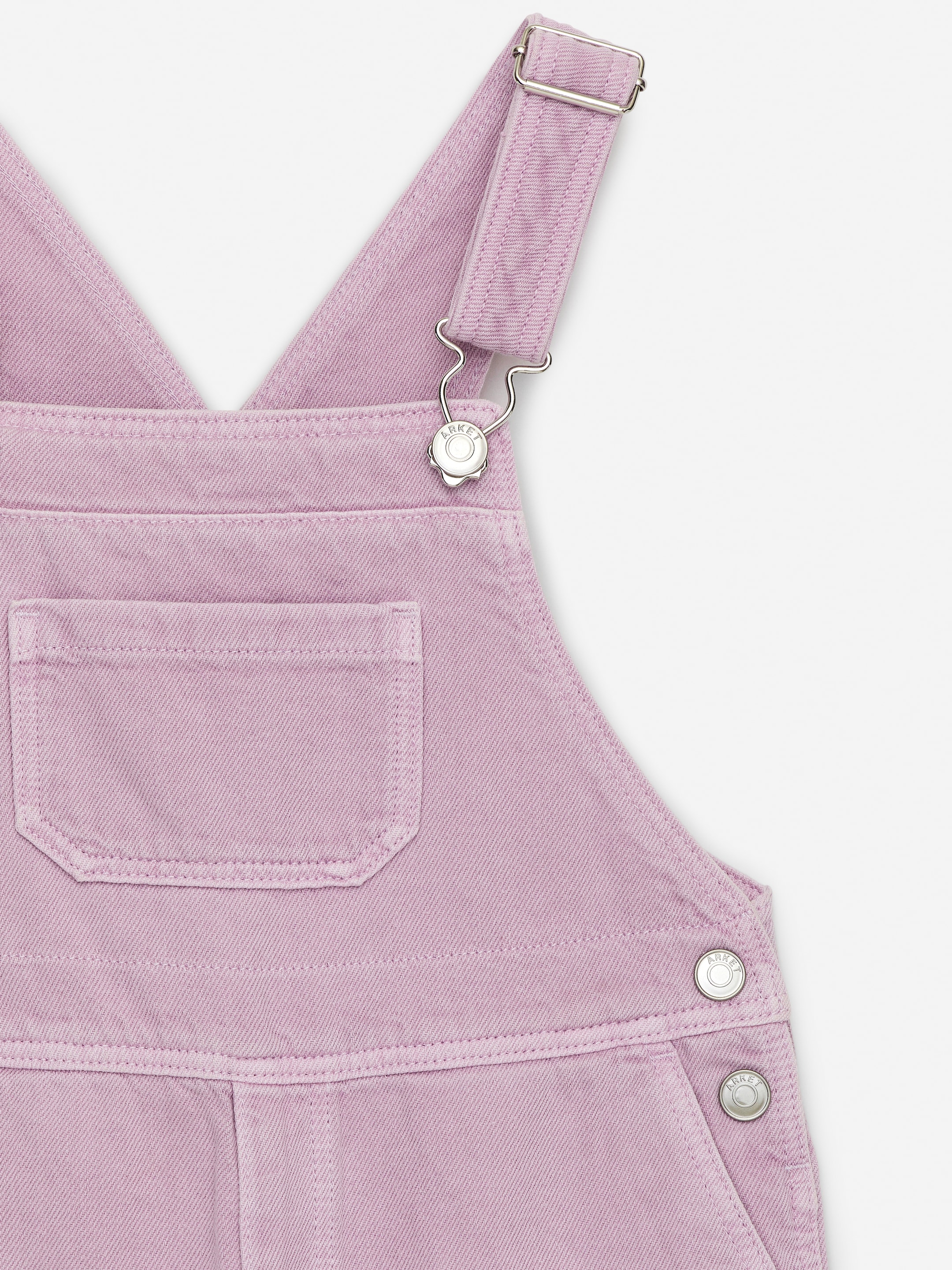 View larger image: Denim Dungarees - Washed Lilac - Kids | H&M GB 3
