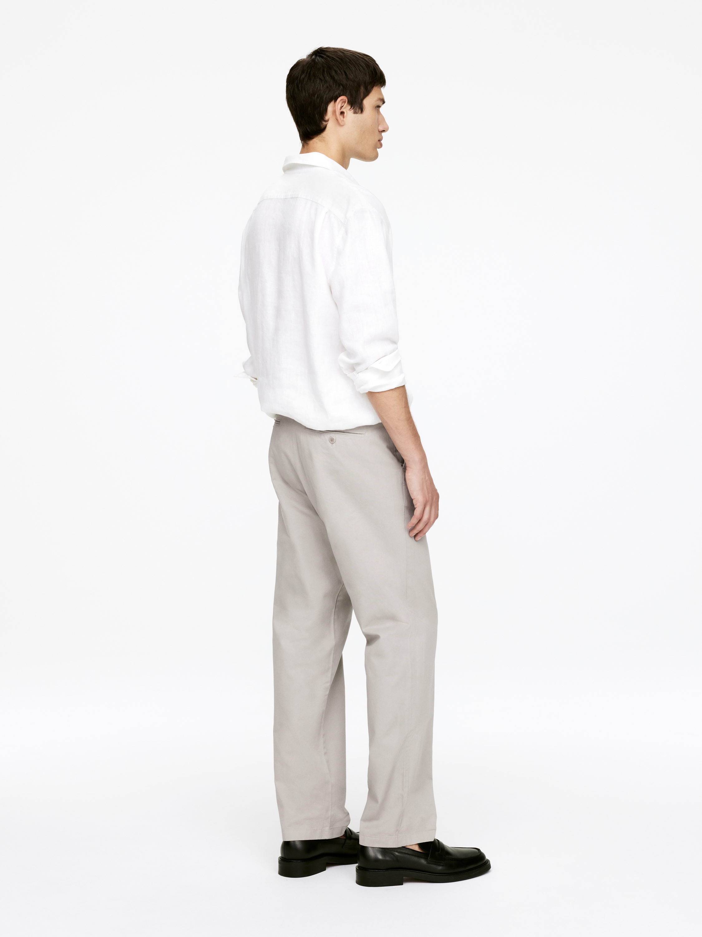 Straight Cotton Chinos - Mole - Regular fit - Men - StillMedia/Lookbook - 5