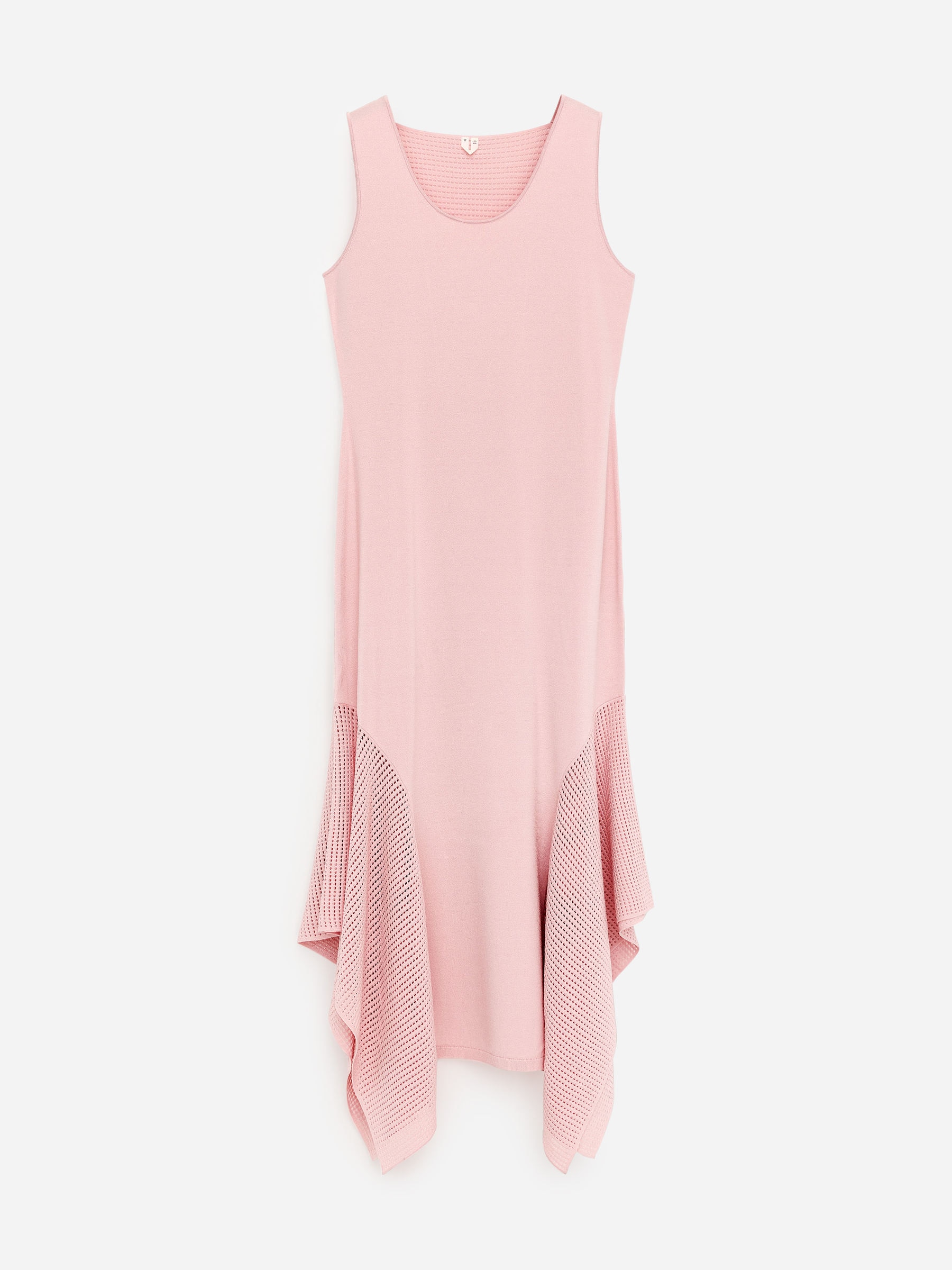 Draped Knit Dress-#D6B8B9-18536