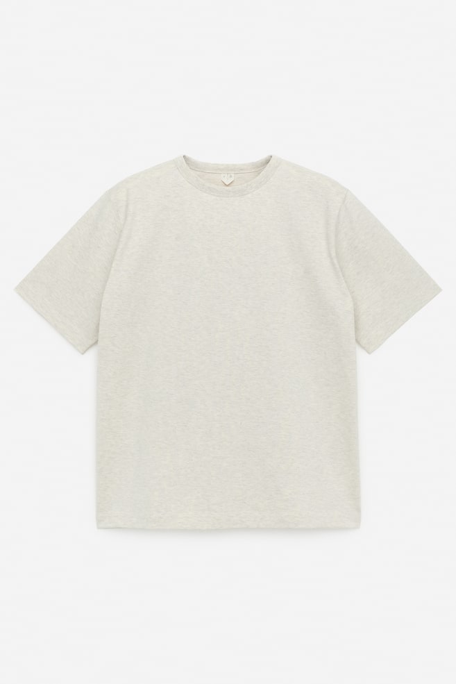 Camiseta oversize de 270 GSM - Avena/Azul oscuro/Rosa oscuro/Blanco/Gris oscuro/Negro - 1
