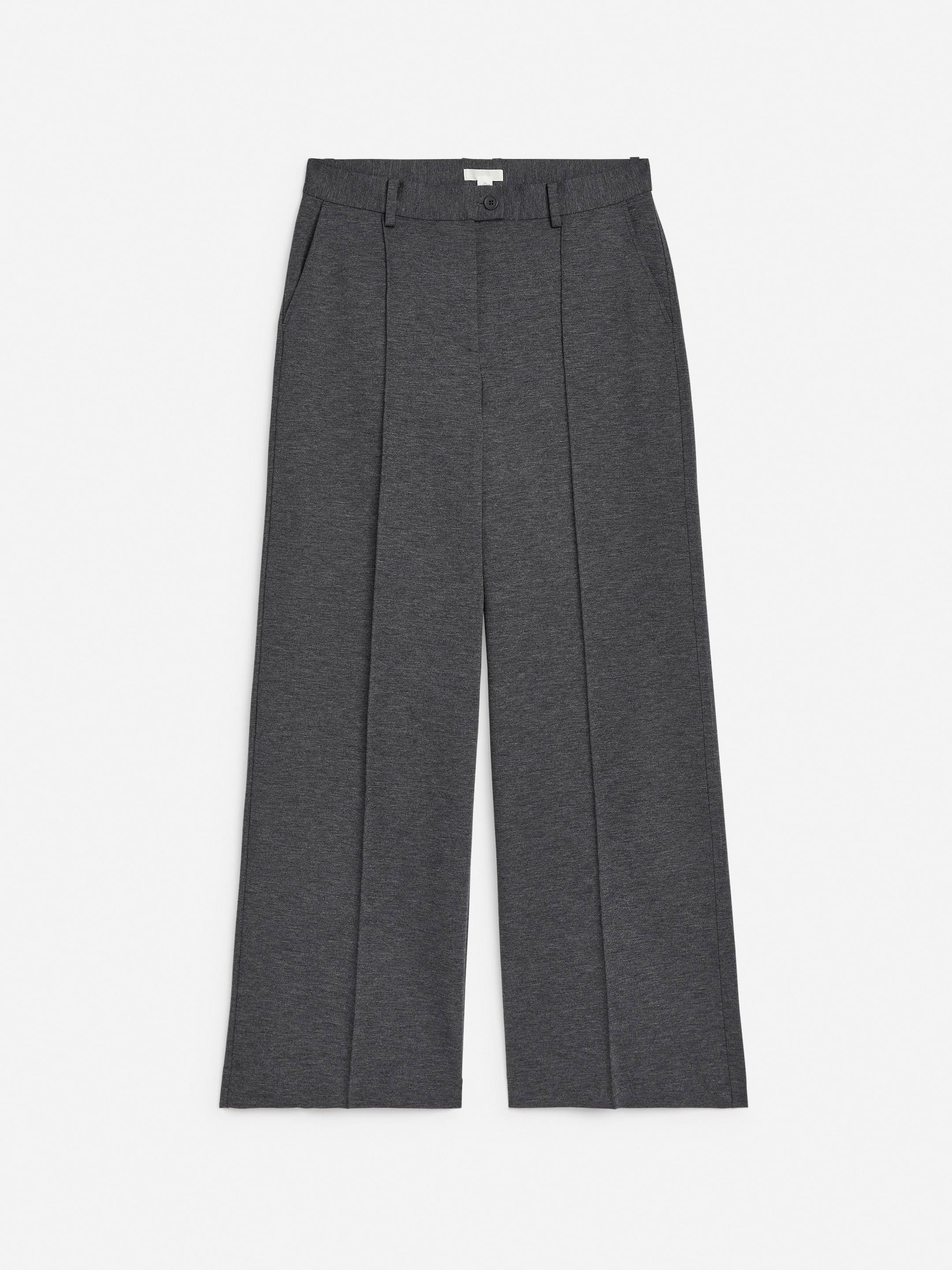 Byxa med pressveck - Mörkgrå - Regular fit - Women - StillMedia/DescriptiveStillLife - 2