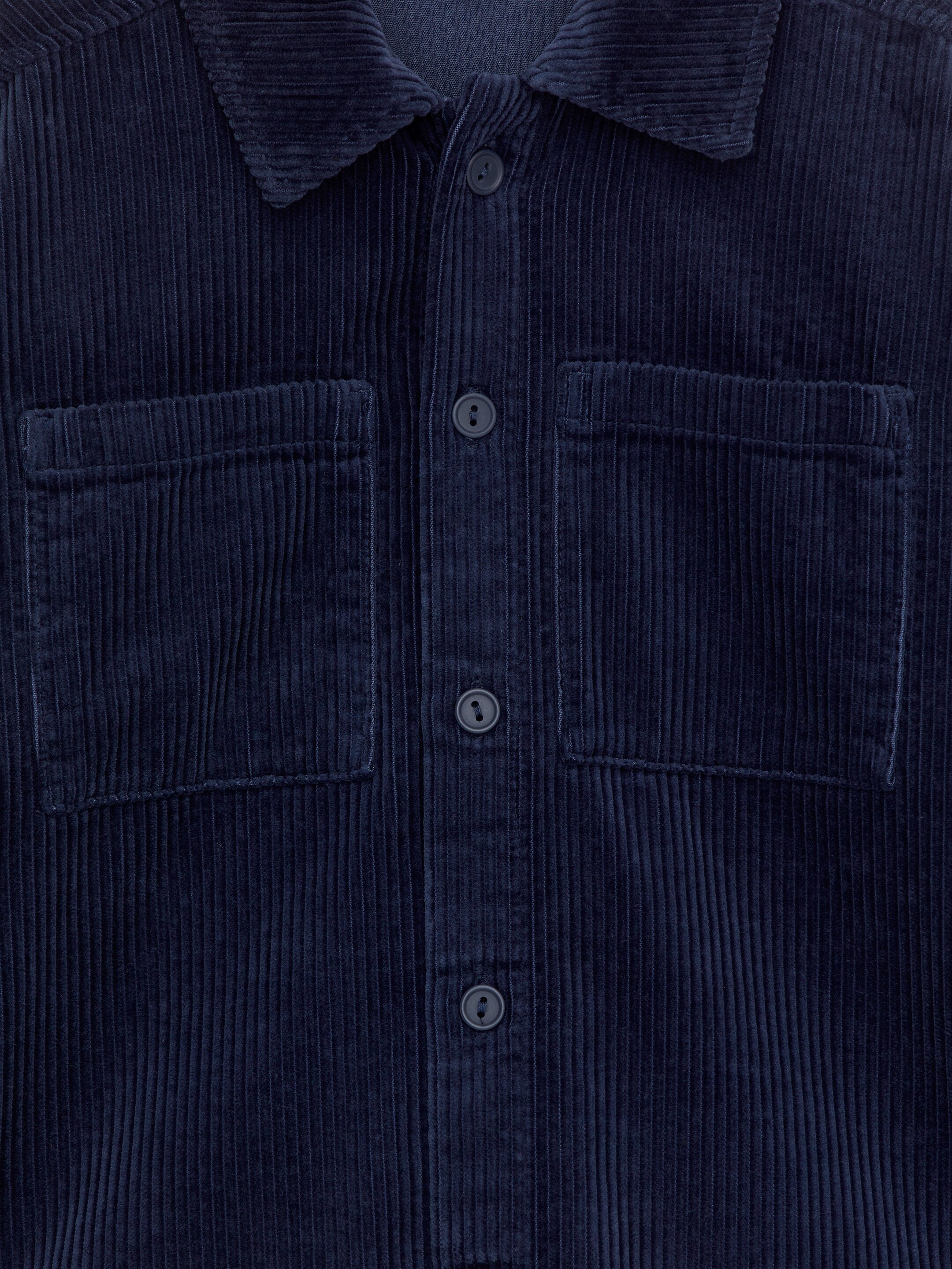 Grotere afbeelding bekijken: Corduroy Overshirt - Dark Blue - KINDEREN | H&M BE 3
