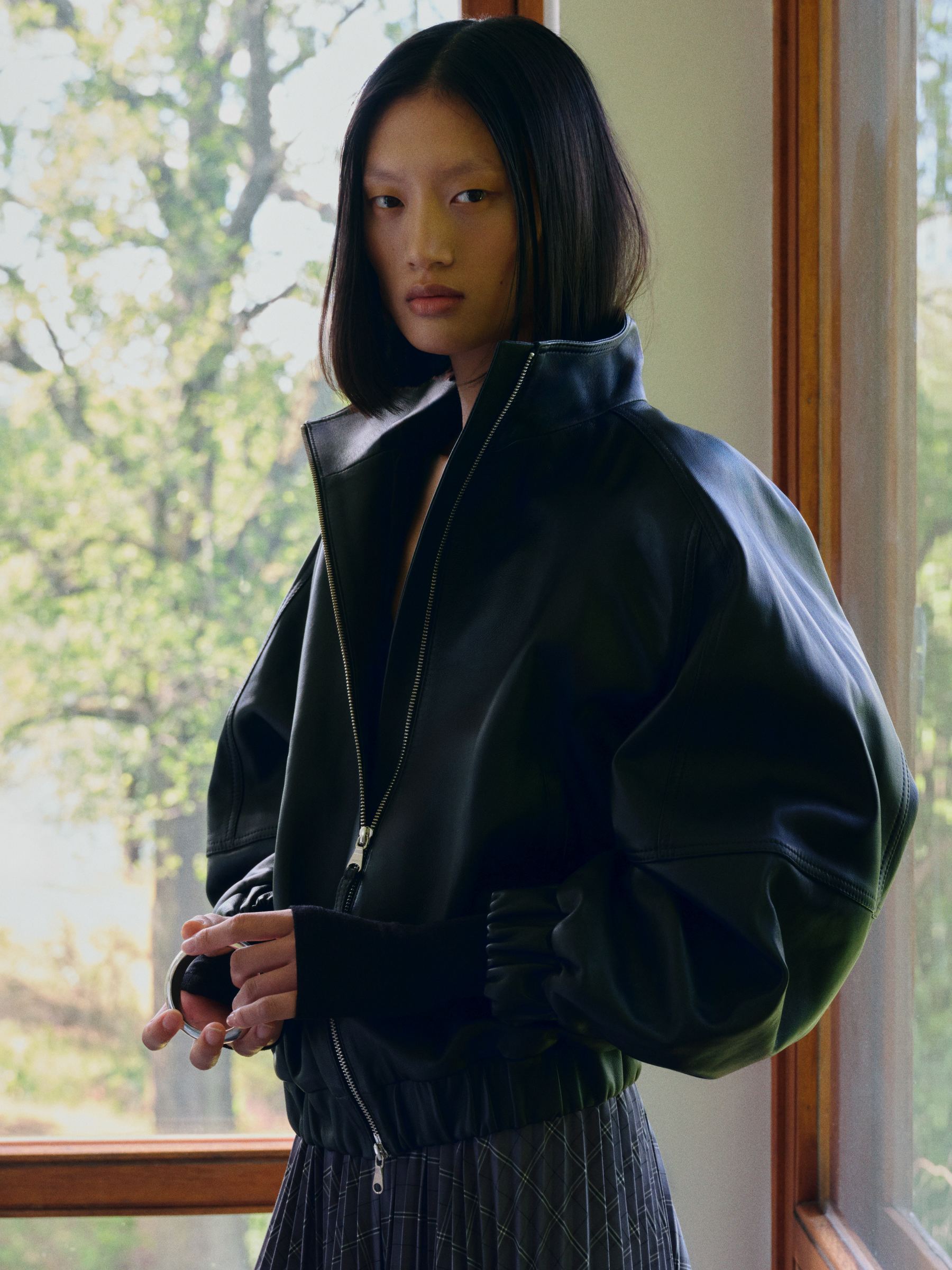 Plisserad kjol - Grå/rutig - Regular fit - Women - StillMedia/Environmental - 1