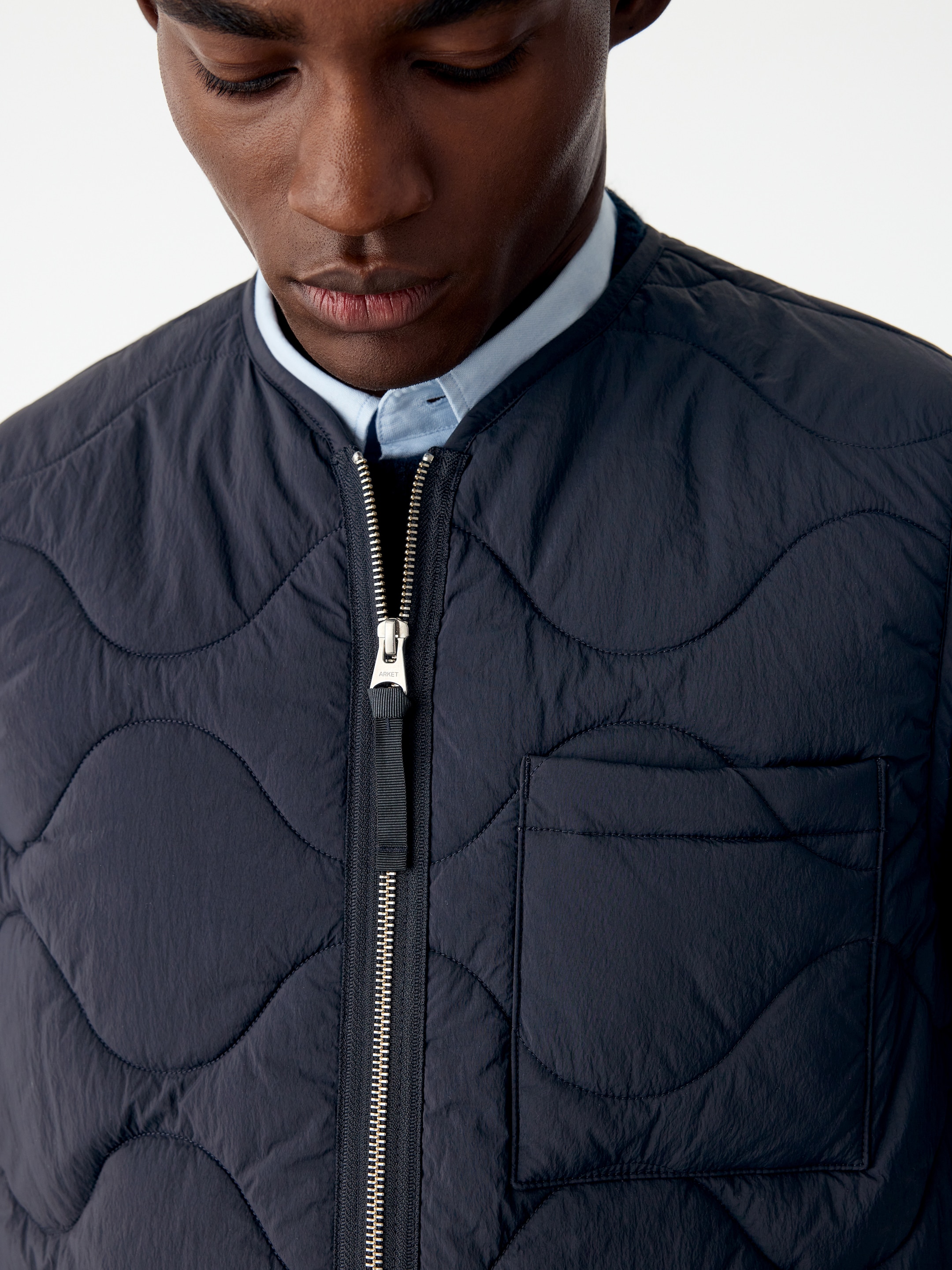 Quilted Liner Vest - Dark Blue - Regular fit - men - StillMedia/Lookbook - 9