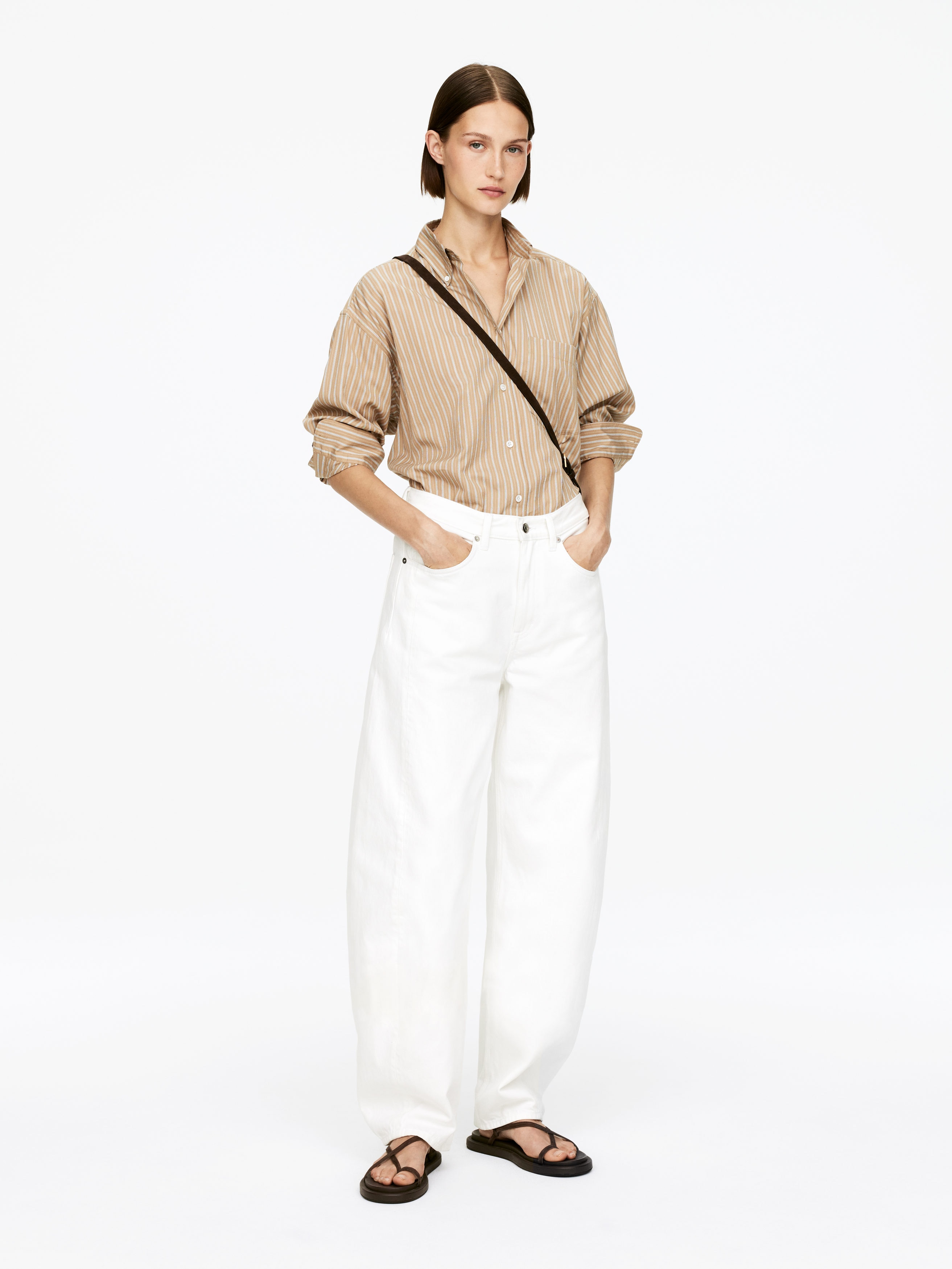 Leather Strap Sandals - Brown - Women - StillMedia/Lookbook - 7