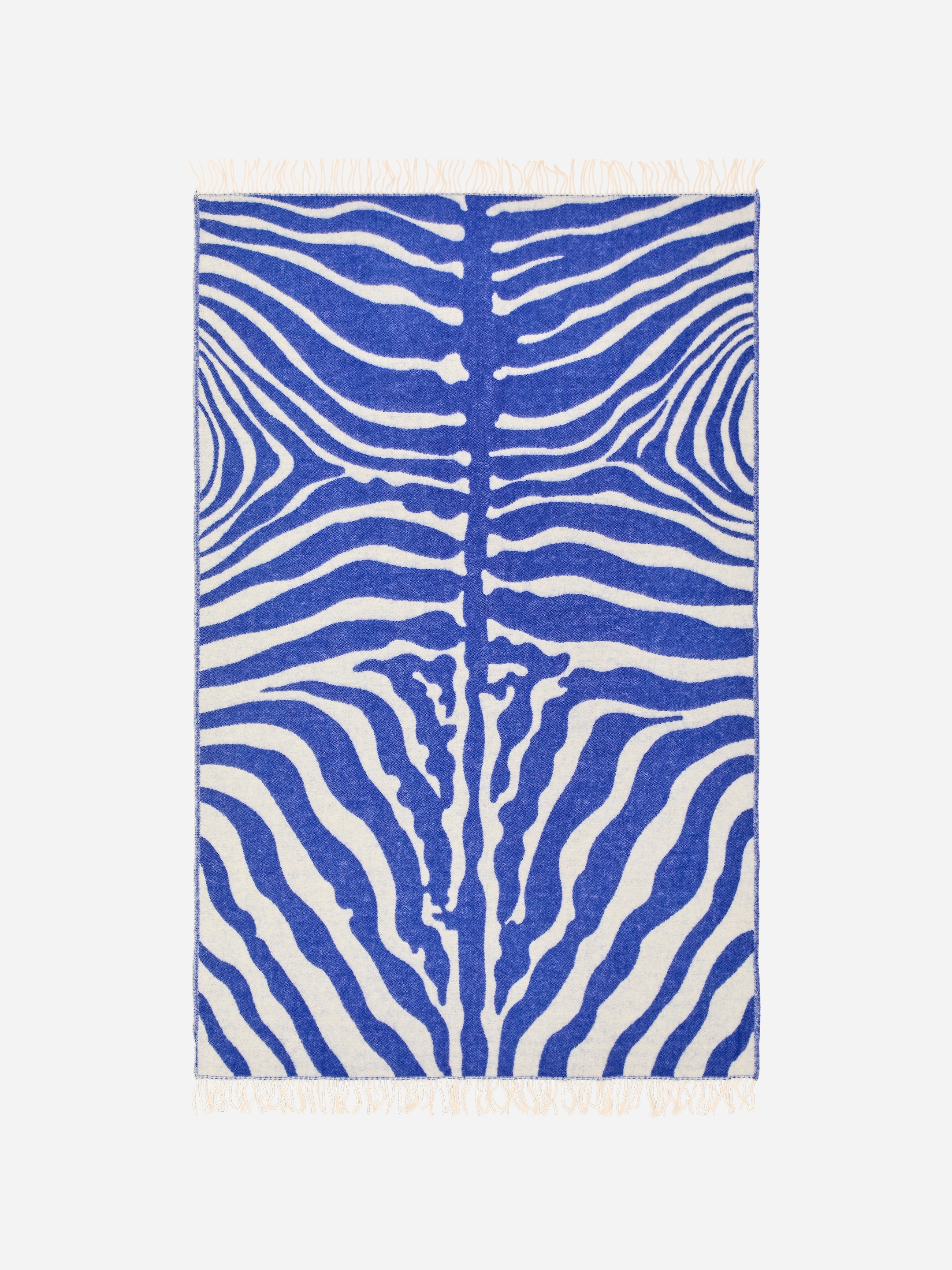 Zobacz większy obraz: Wełniany koc Klippan - Jasnoniebieski / Złamana biel | H&M PL 1