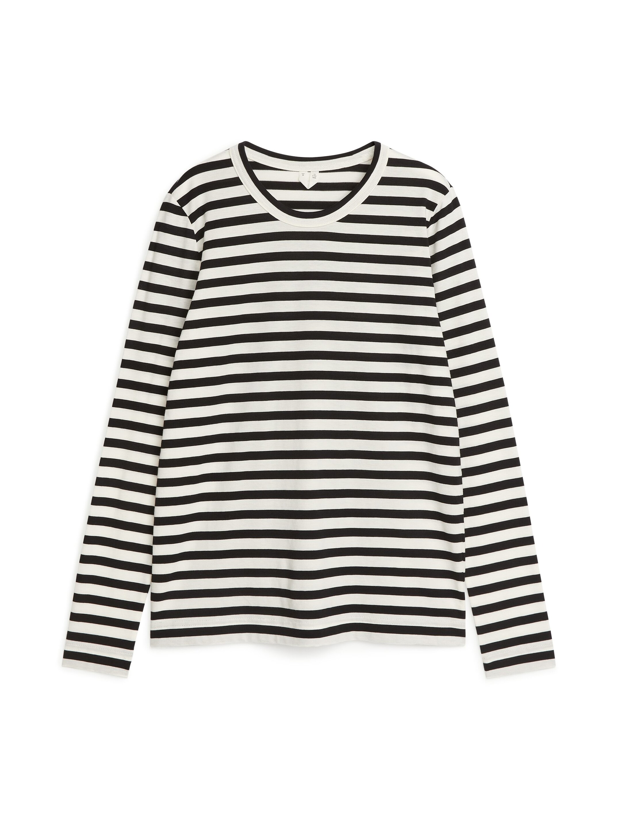 View larger image: Long-Sleeved T-Shirt - Black/Beige - Ladies | H&M GB 1