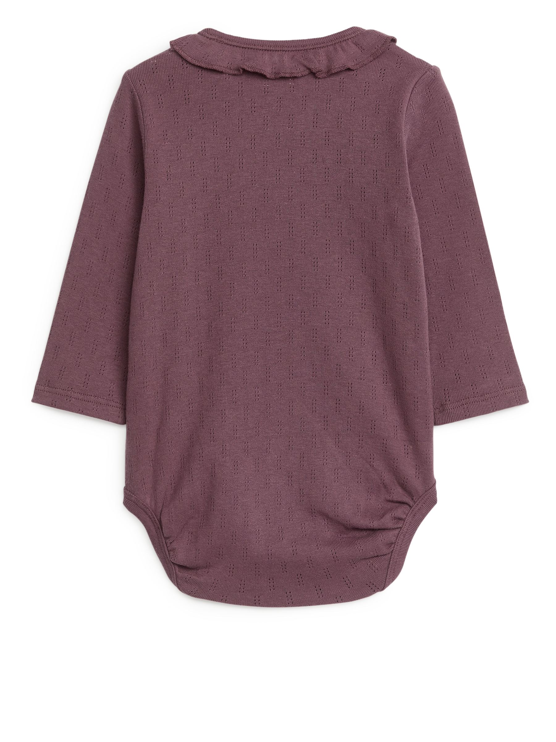 Body de pointelle - Morado oscuro - Corte estándar - Children - StillMedia/DescriptiveStillLife - 3