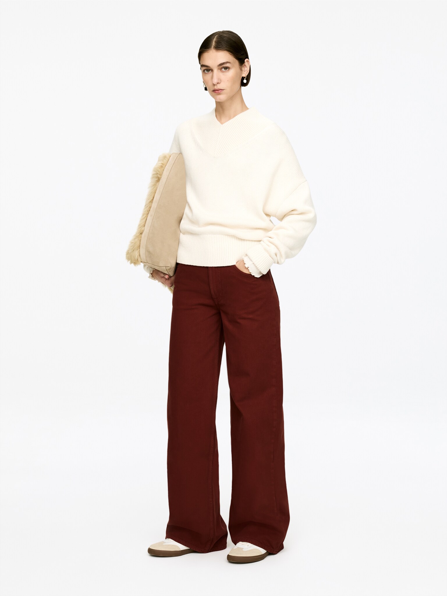 CLOUD Loose Wide jeans - Mørkerød/Blå/Mellomblå/grå/Mørkeblå/Mørkeblå/Mellomblå/Vasket blå - 5