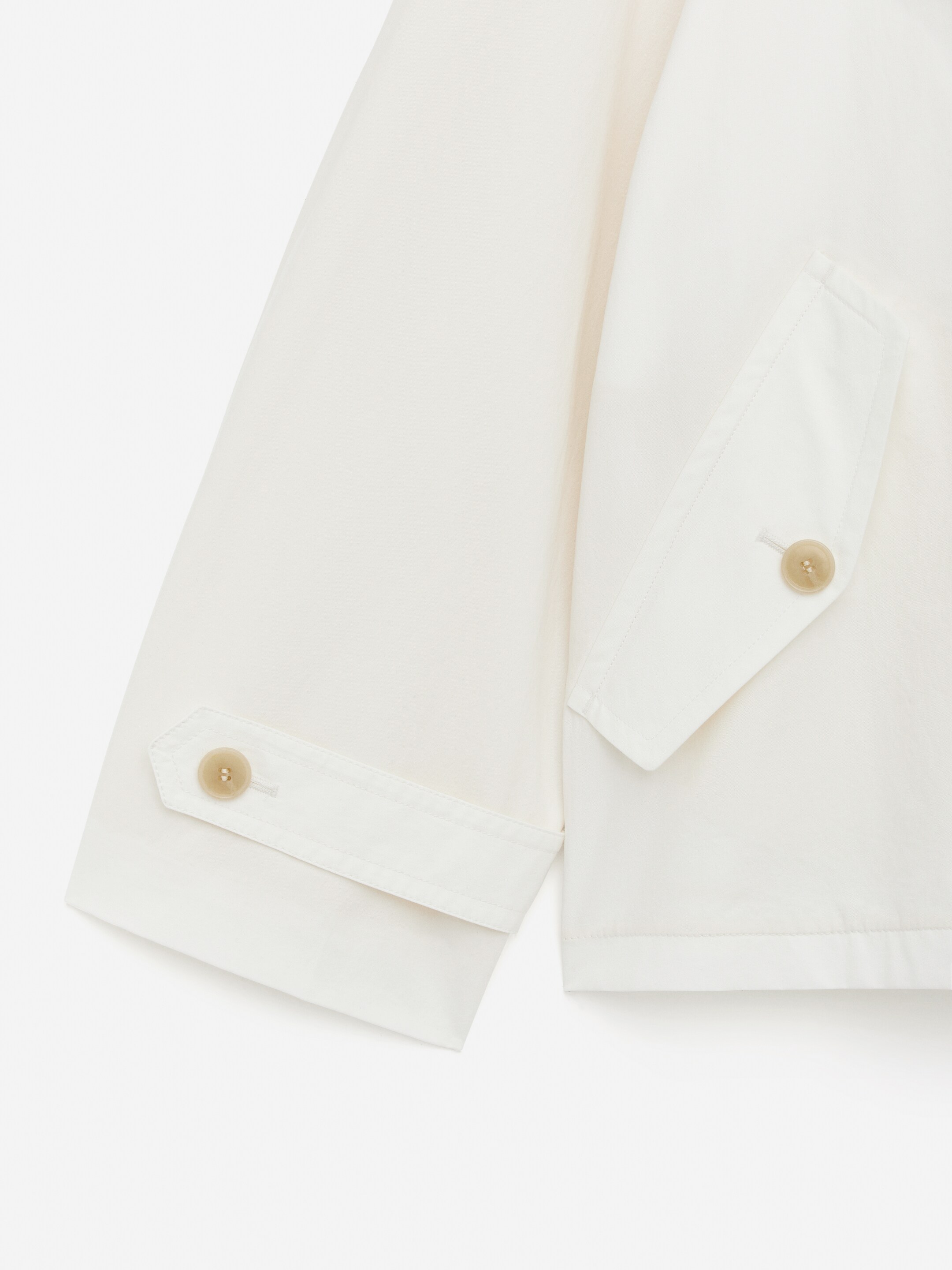 Zobraziť väčší obrázok: Krátky trenčkot - Zaprášená biela - ŽENY | H&M SK 4