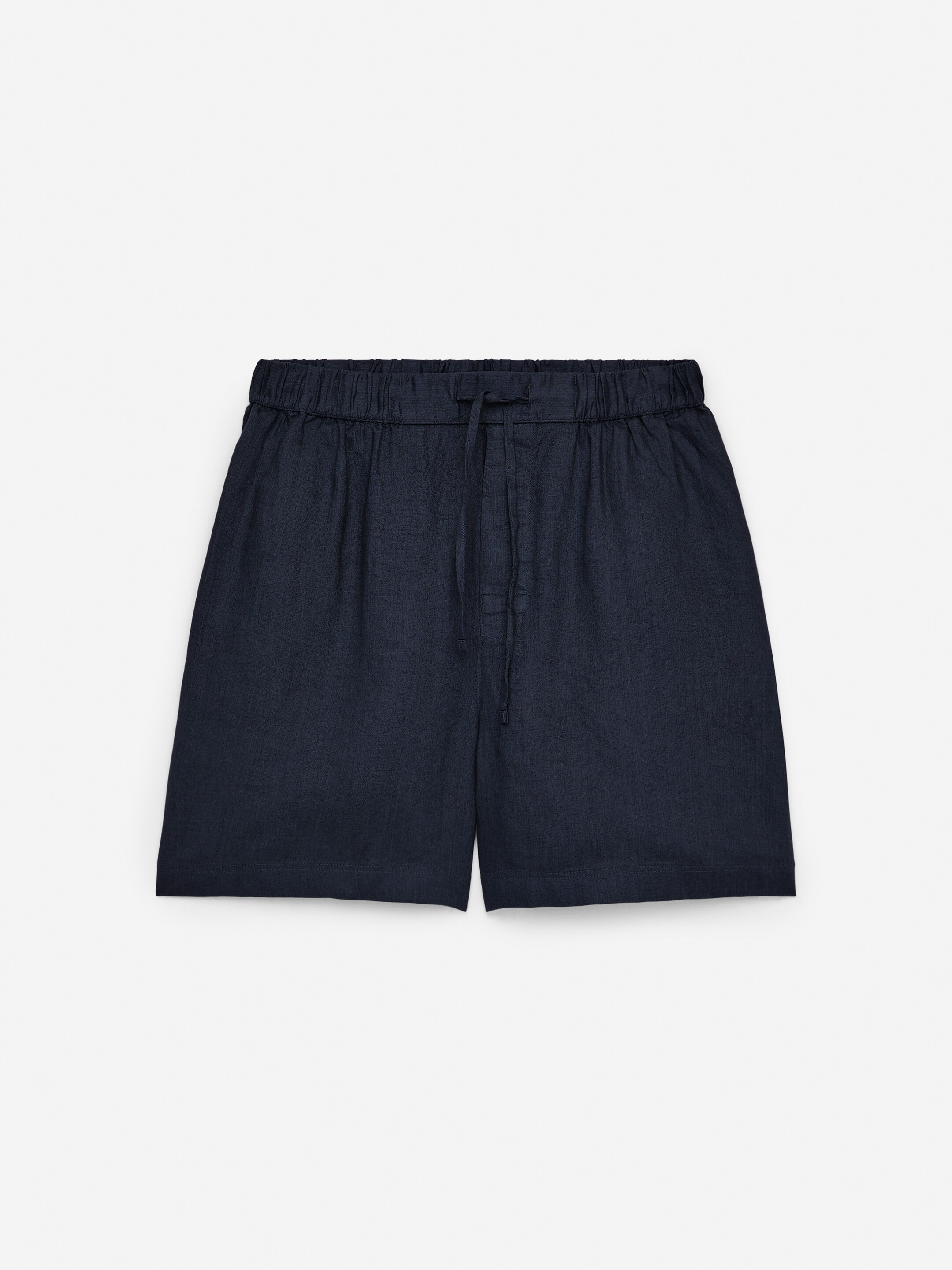 Agrandir l'image: Short en lin - Bleu foncé - HOMME | H&M BE 1