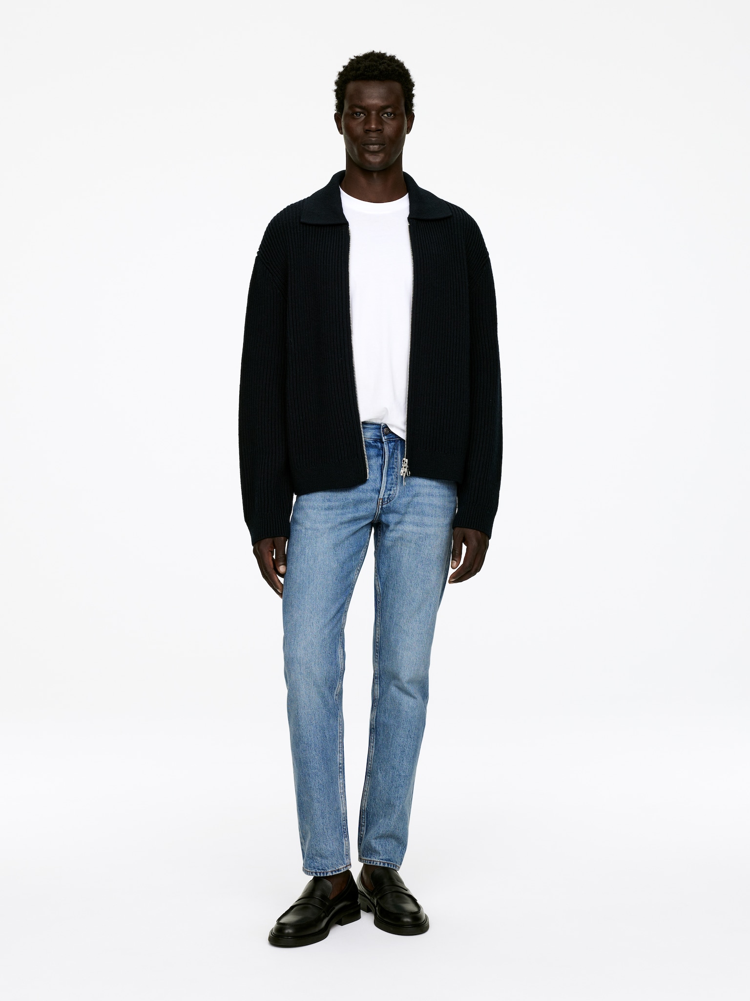 PARK Regular Straight Jeans - Blau/Dunkelblau/Schwarz/Dunkelblau/Dunkelgrau