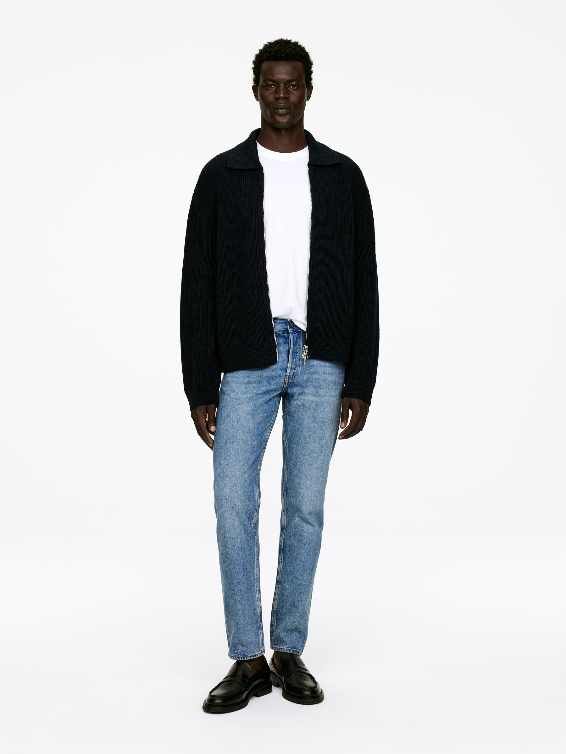 PARK Regular Straight Jeans-#A4B1D1-11616