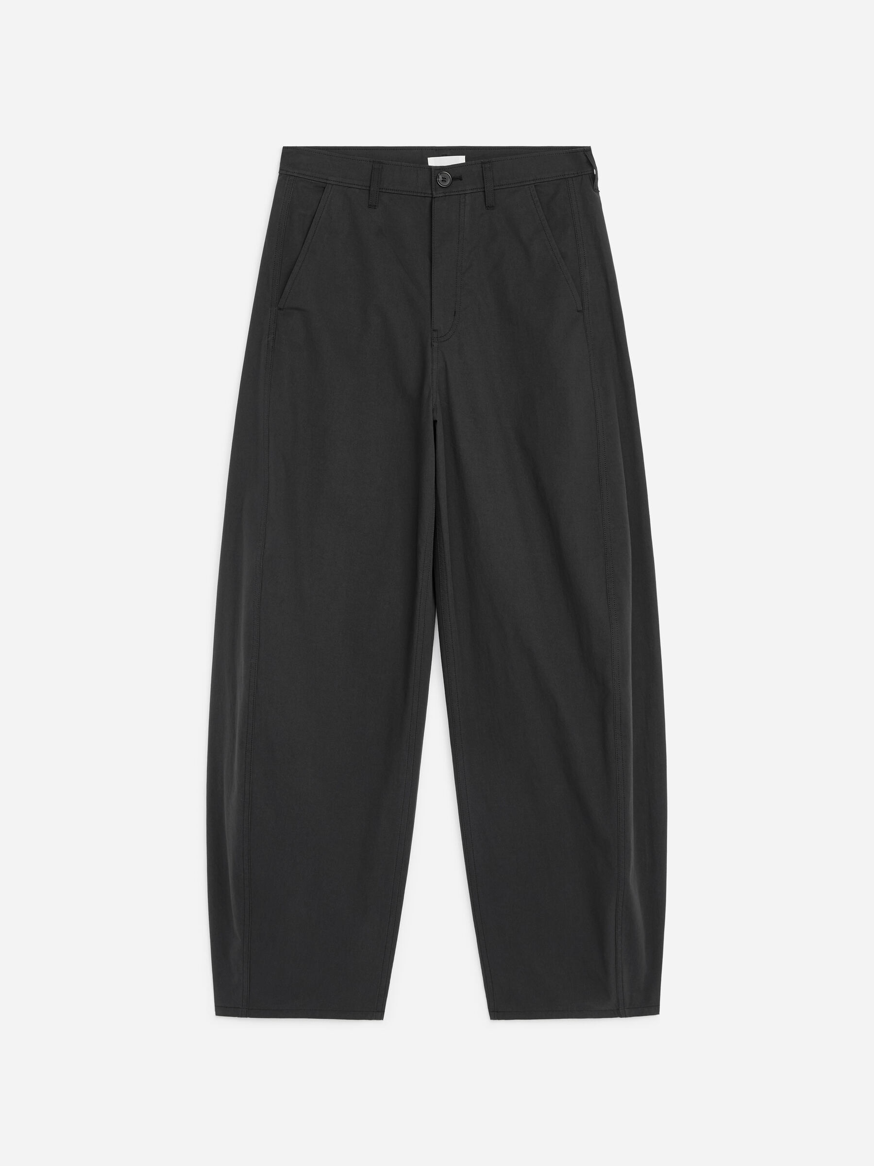 Barrel-Leg Trousers-#333538-19532