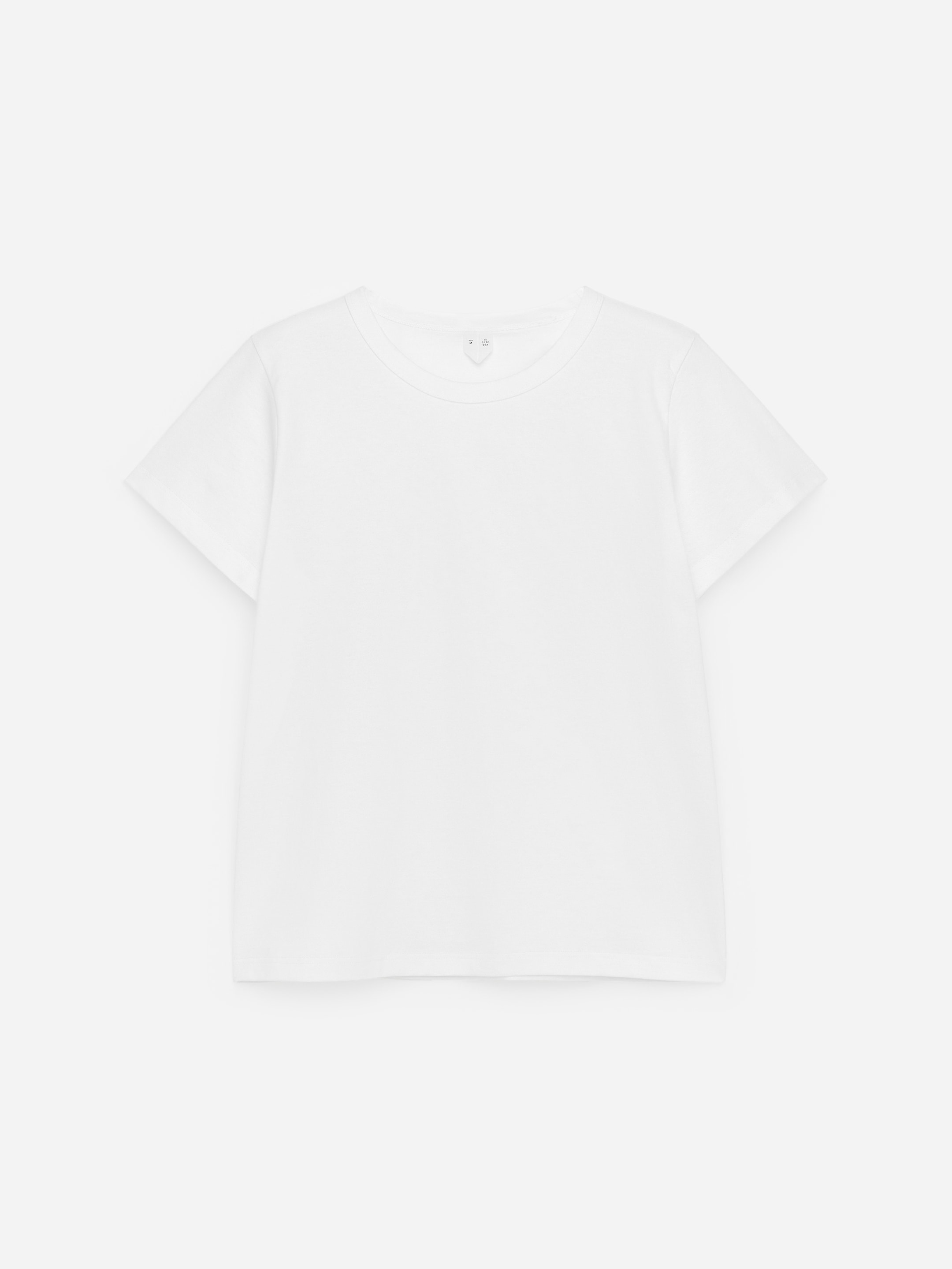 Neat Cotton T-Shirt-#FFFFFF-18696