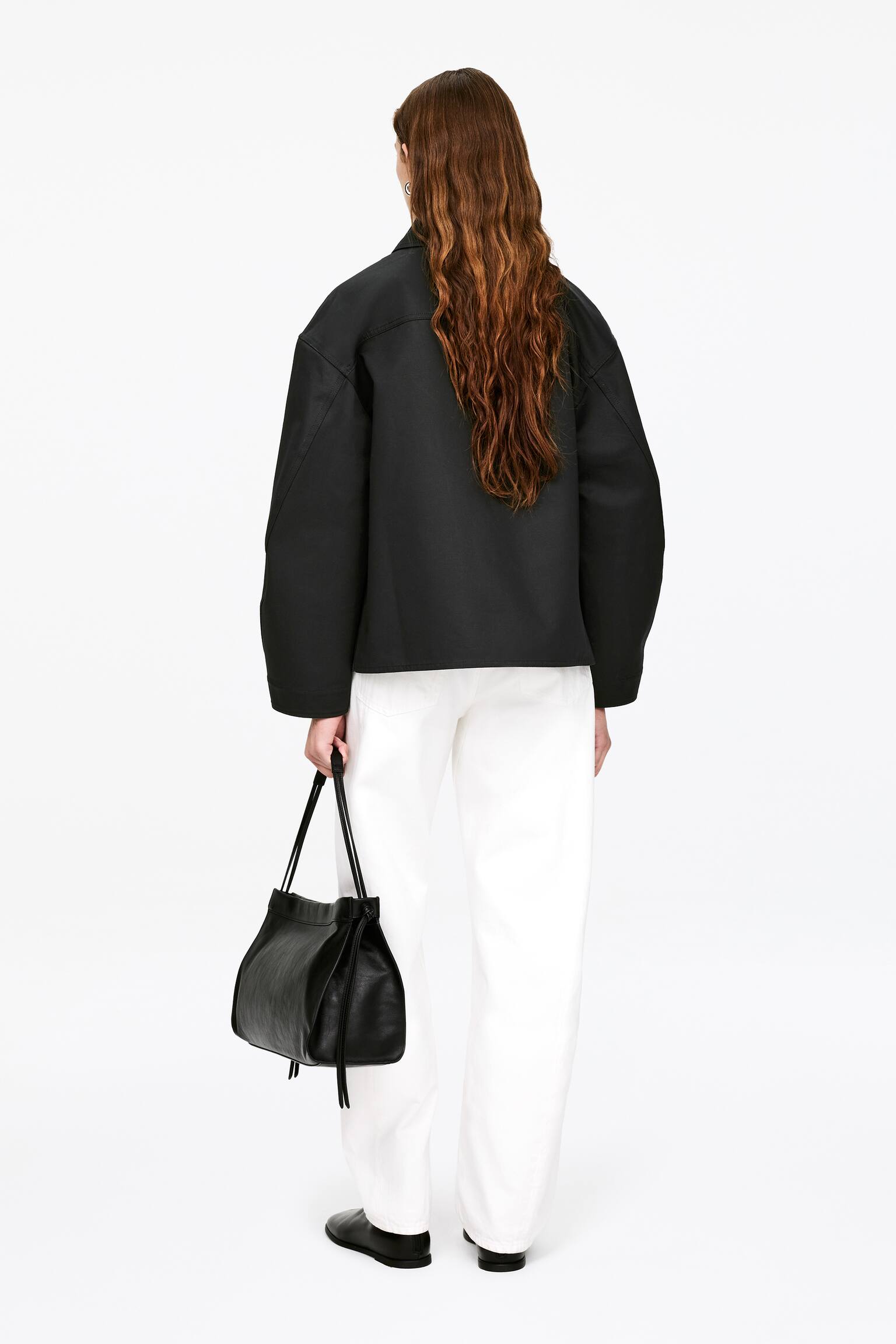 Overshirt met structuur - Zwart - 6