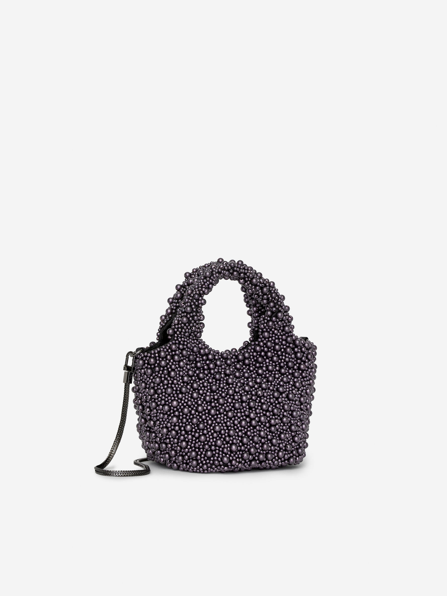 Pearl Handbag - Dark Grey - Women - StillMedia/DescriptiveStillLife - 1