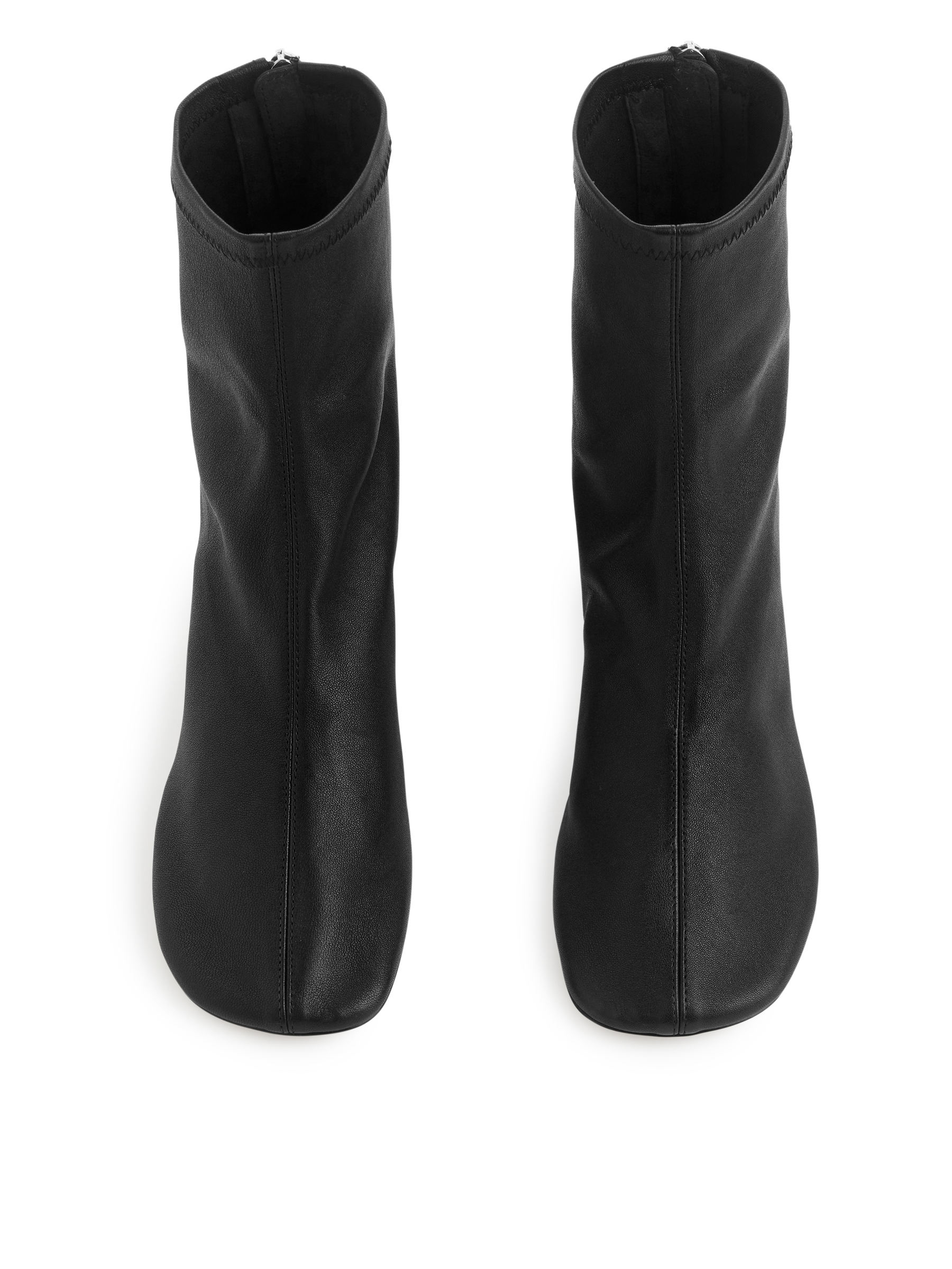 Schaftstiefel aus Stretchleder - Schwarz - Women - StillMedia/DescriptiveStillLife - 5