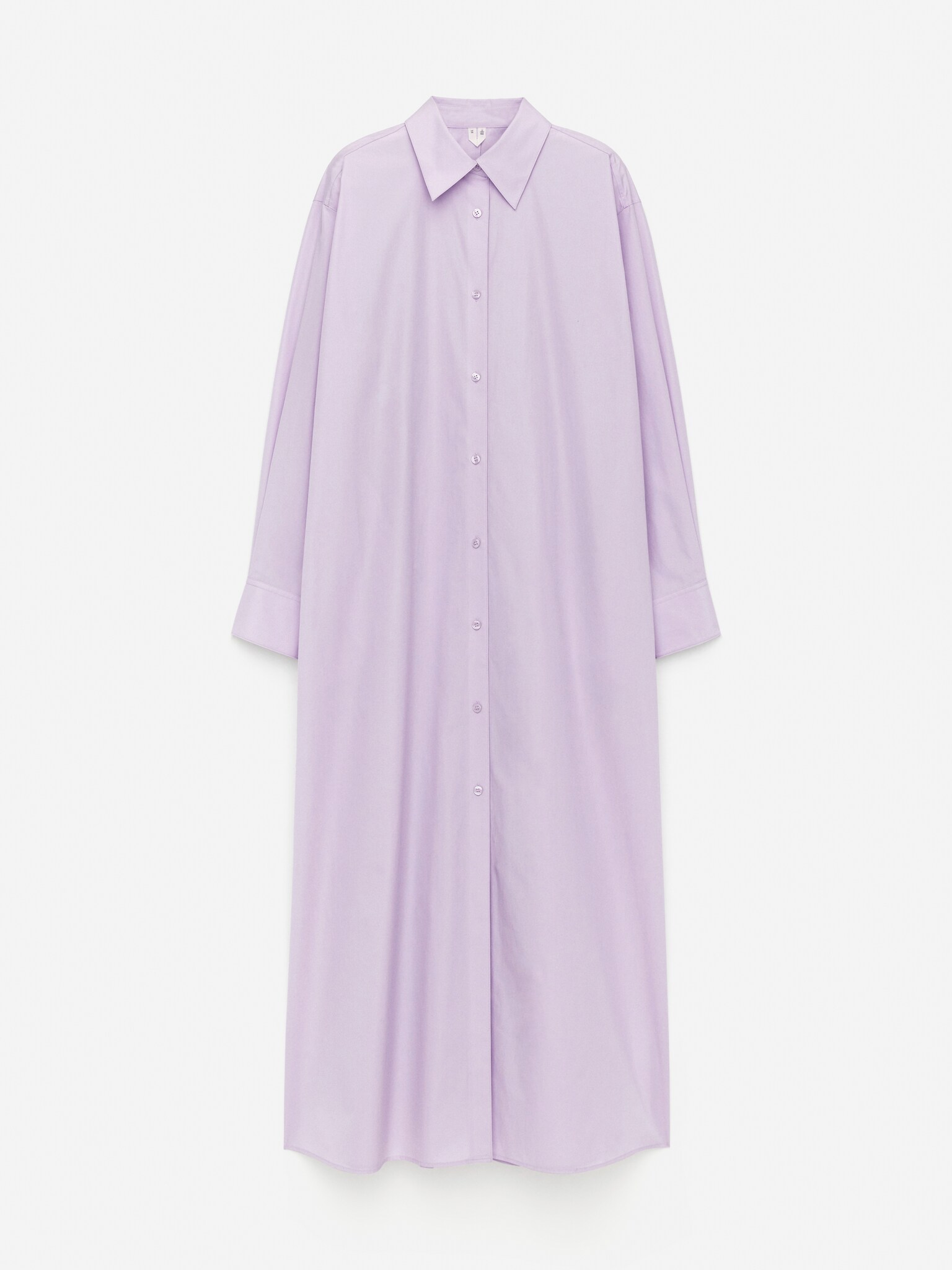 Rochie cămașă supradimensionată - Lila/Bej/Maro închis/Alb