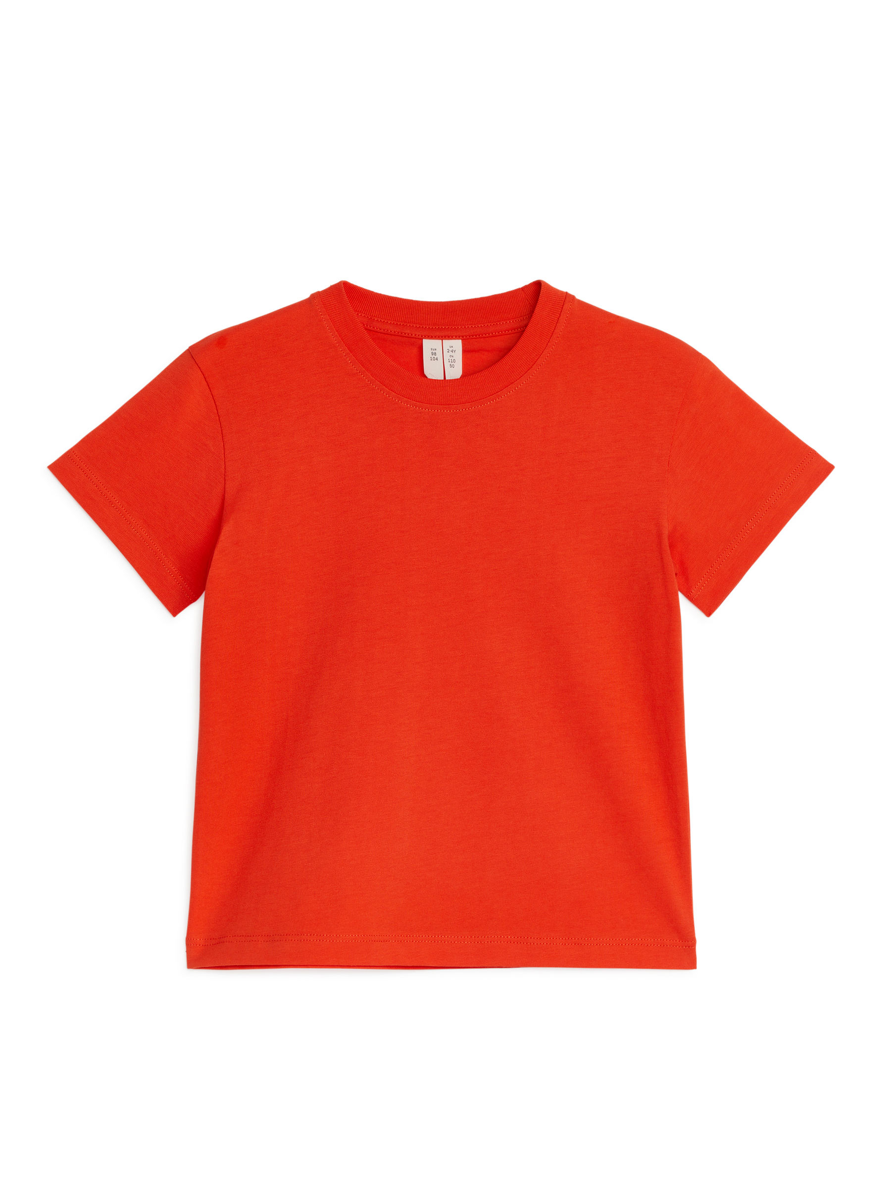 T-Shirt mit Rundhalsausschnitt, 2er-Pack - Rot/Cremeweiß - Regular Fit - Kinder - StillMedia/DescriptiveStillLife - 1