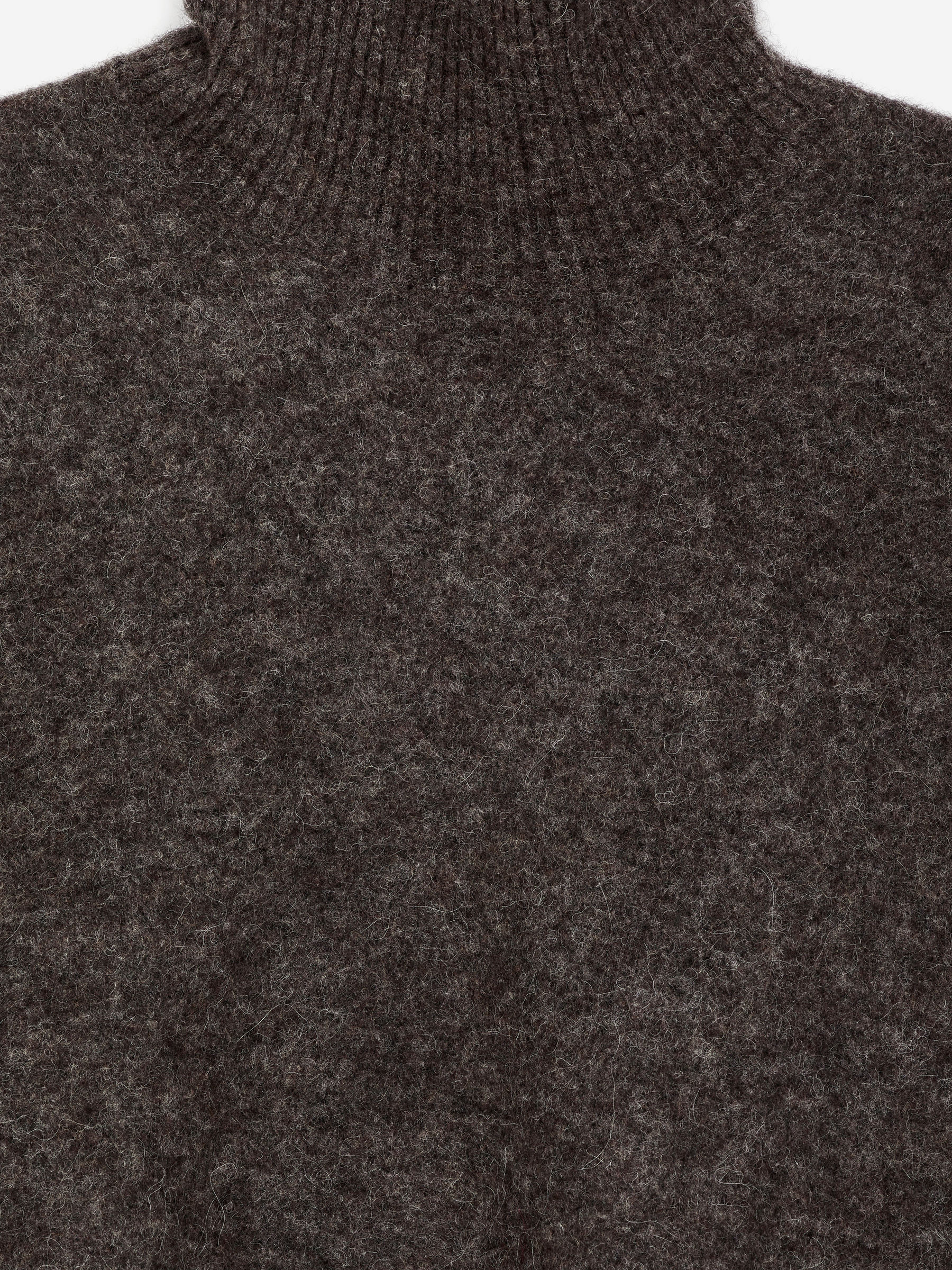 Pull à col roulé - Marron - Oversized - Femme - StillMedia/DescriptiveDetail - 1