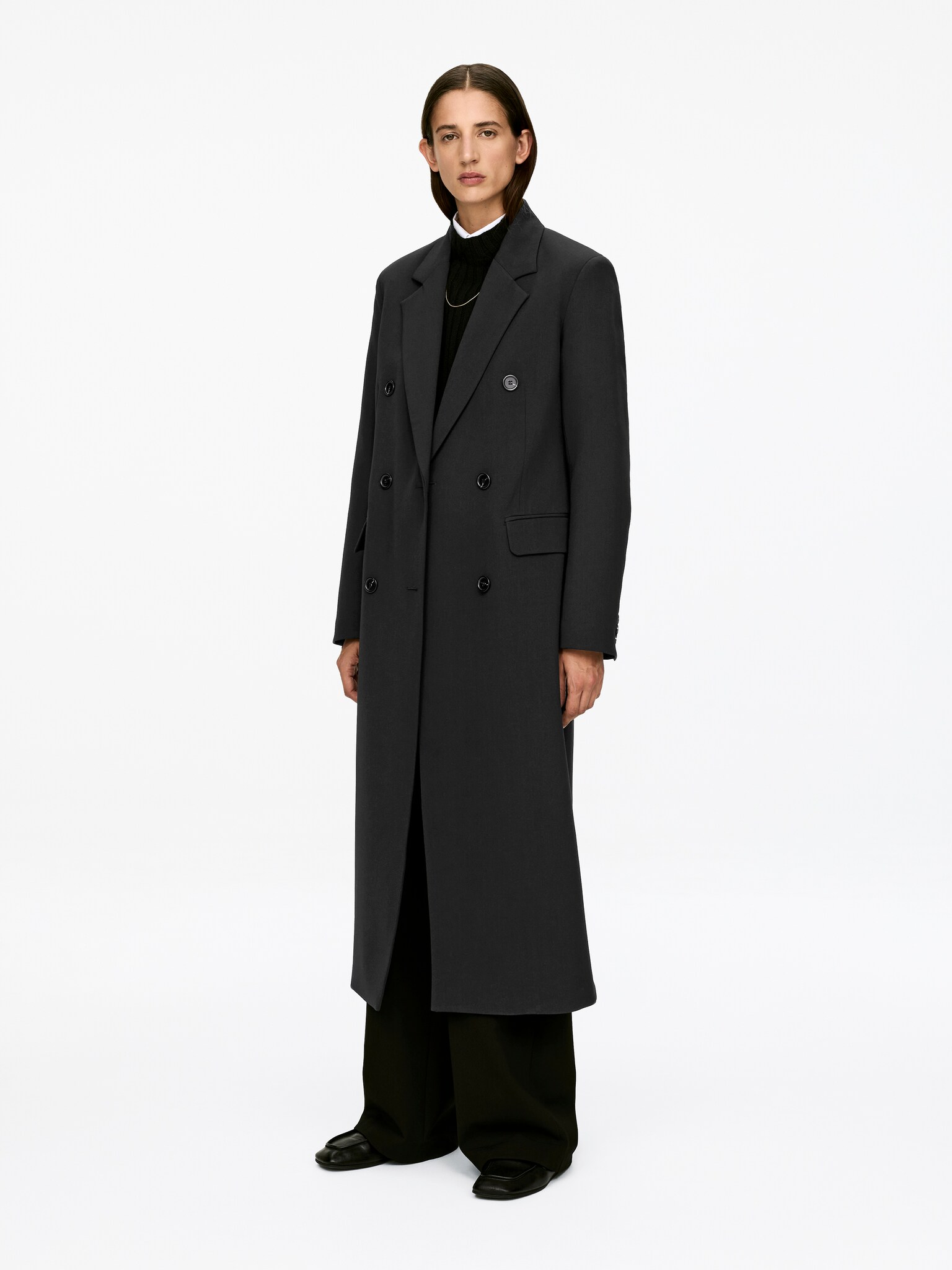 Manteau ajusté - Noir - 6