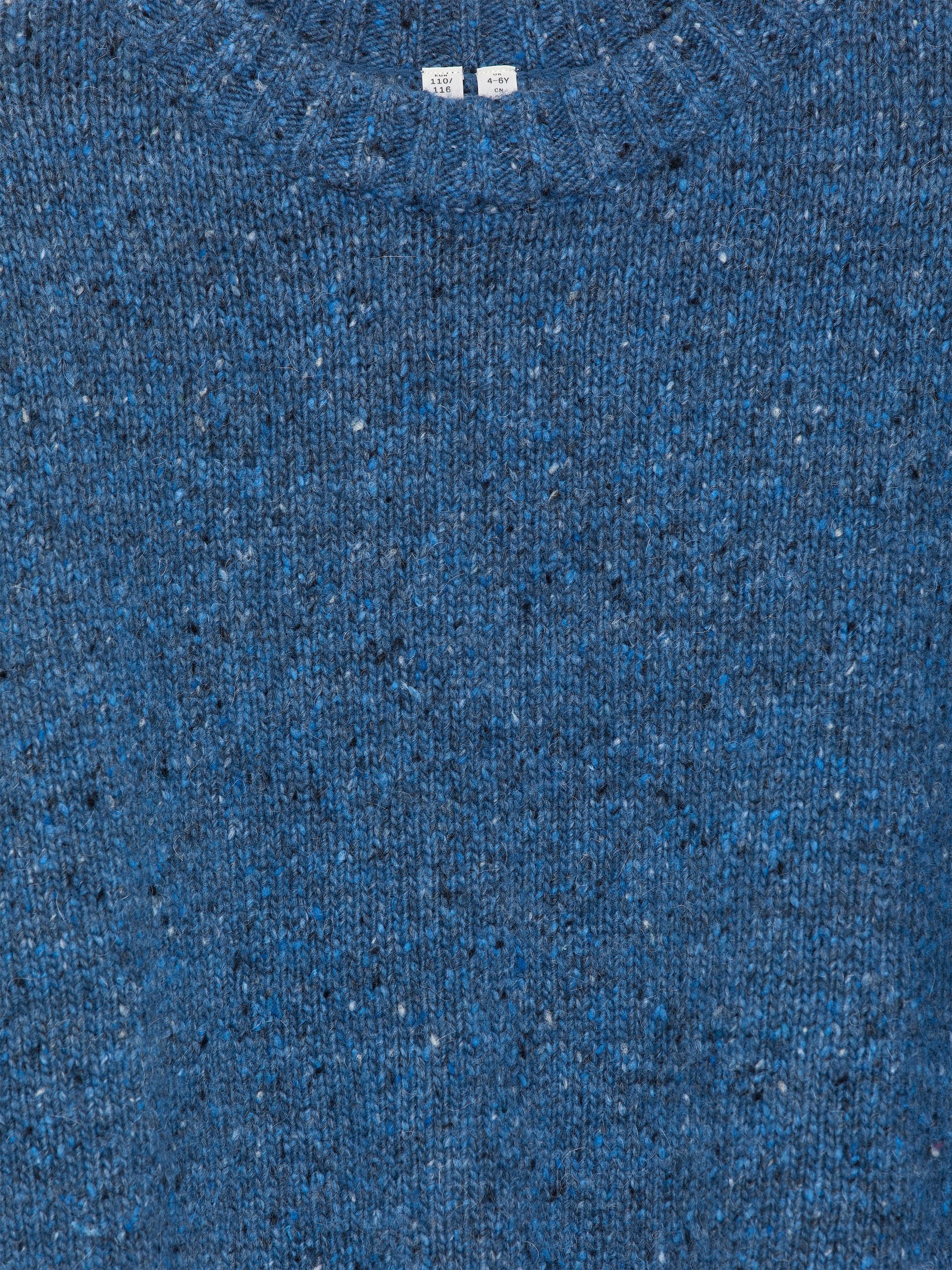 Pull en laine mélangée mouchetée - Bleu - Regular fit - Enfant - StillMedia/DescriptiveDetail - 3