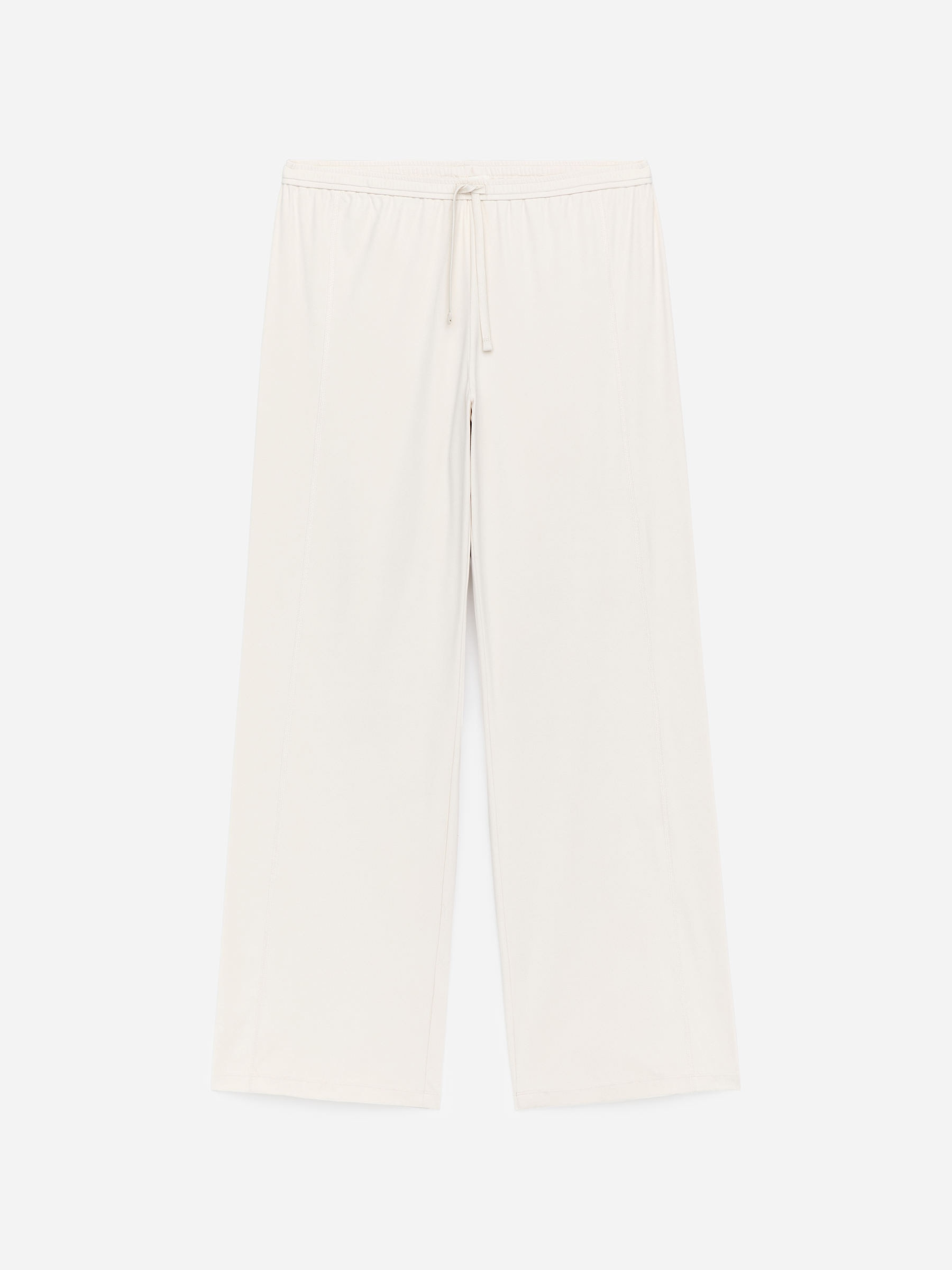 Wide Sports Trousers - White - Loose fit - Women - StillMedia/DescriptiveStillLife - 2