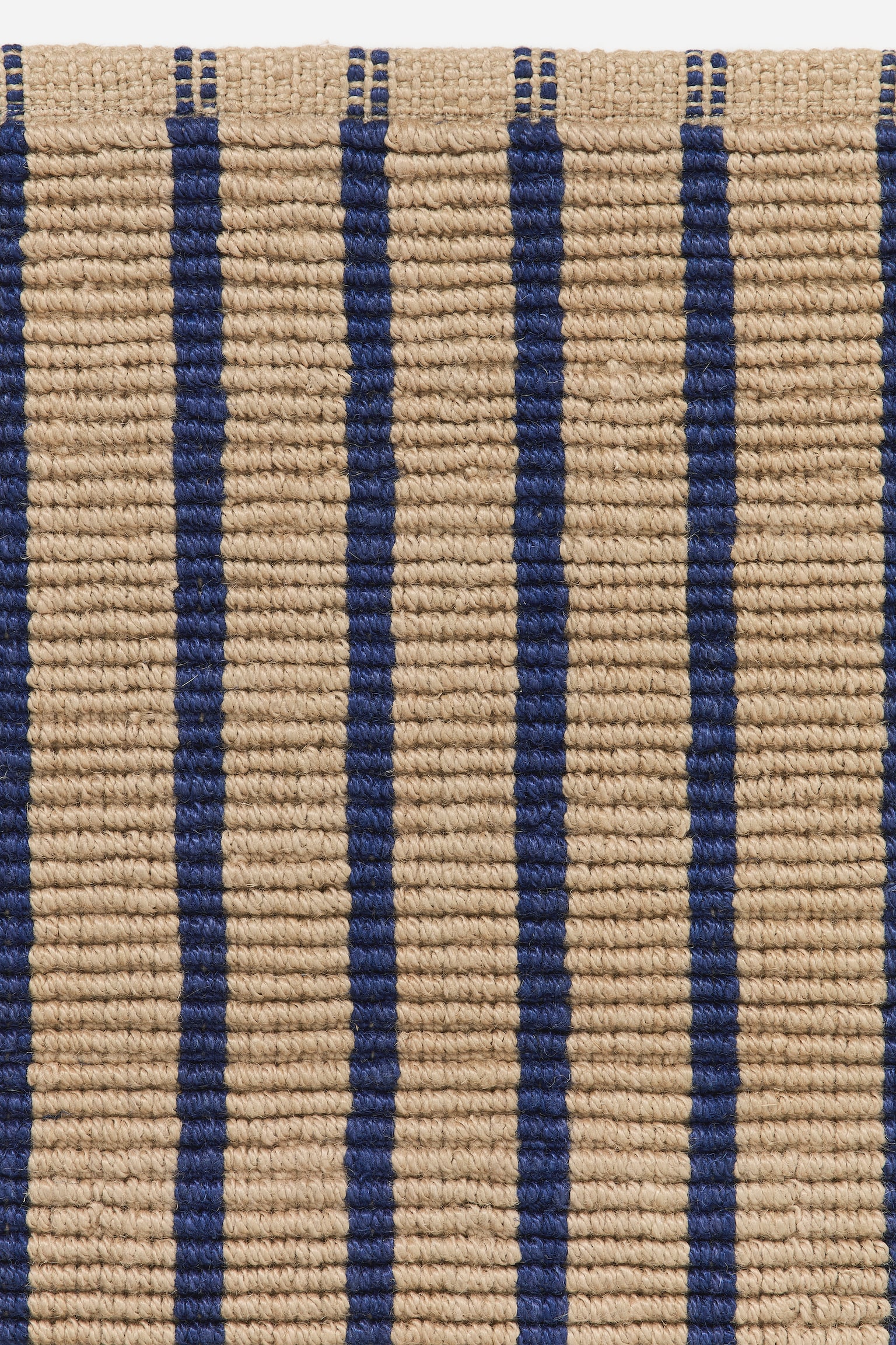 Fußmatte aus Jute - Blau/Beige - 2