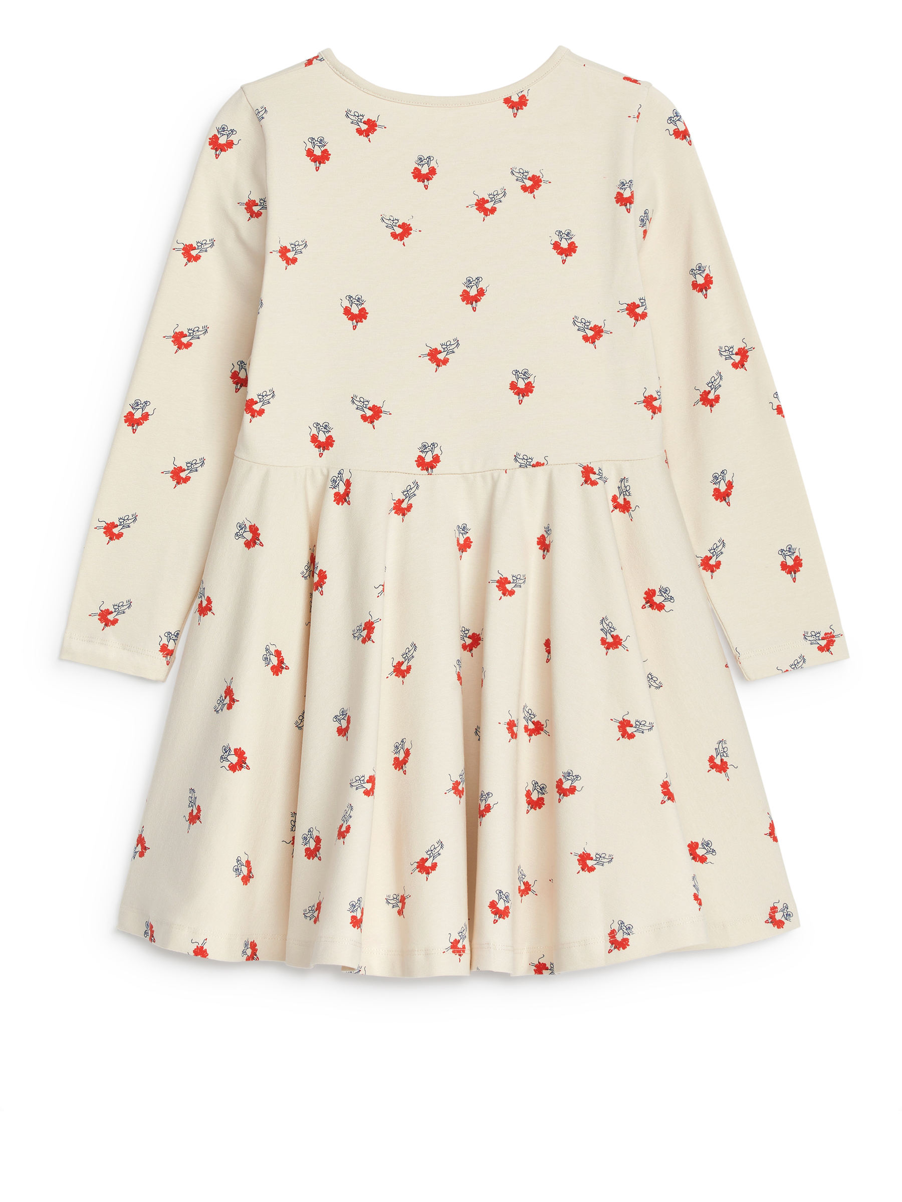 Jersey Dress - Off White/Ballerinas - Regular fit - Women - StillMedia/DescriptiveStillLife - 3