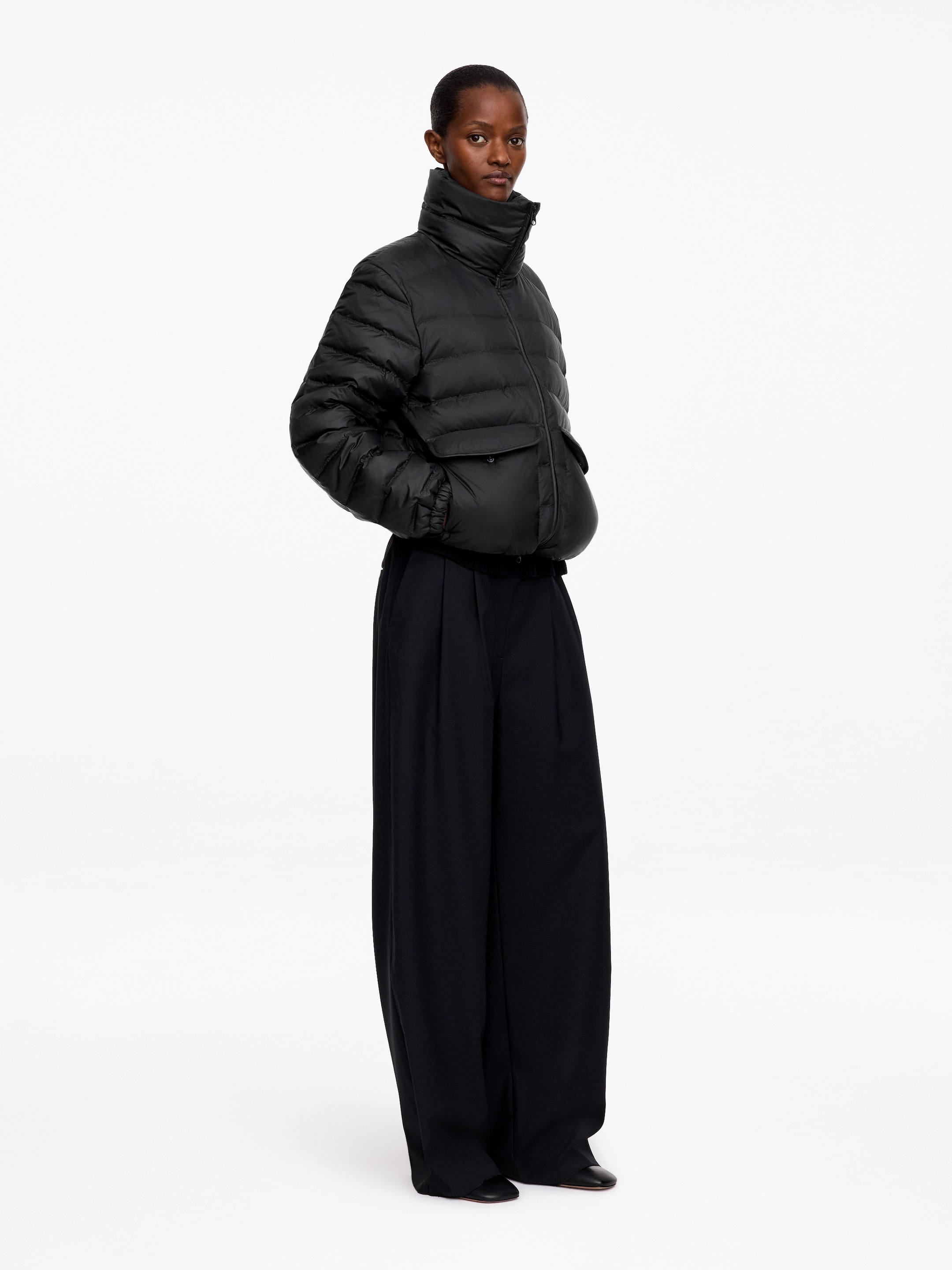 Re:Down Padded Jacket - Black - Regular fit - women - StillMedia/Lookbook - 11