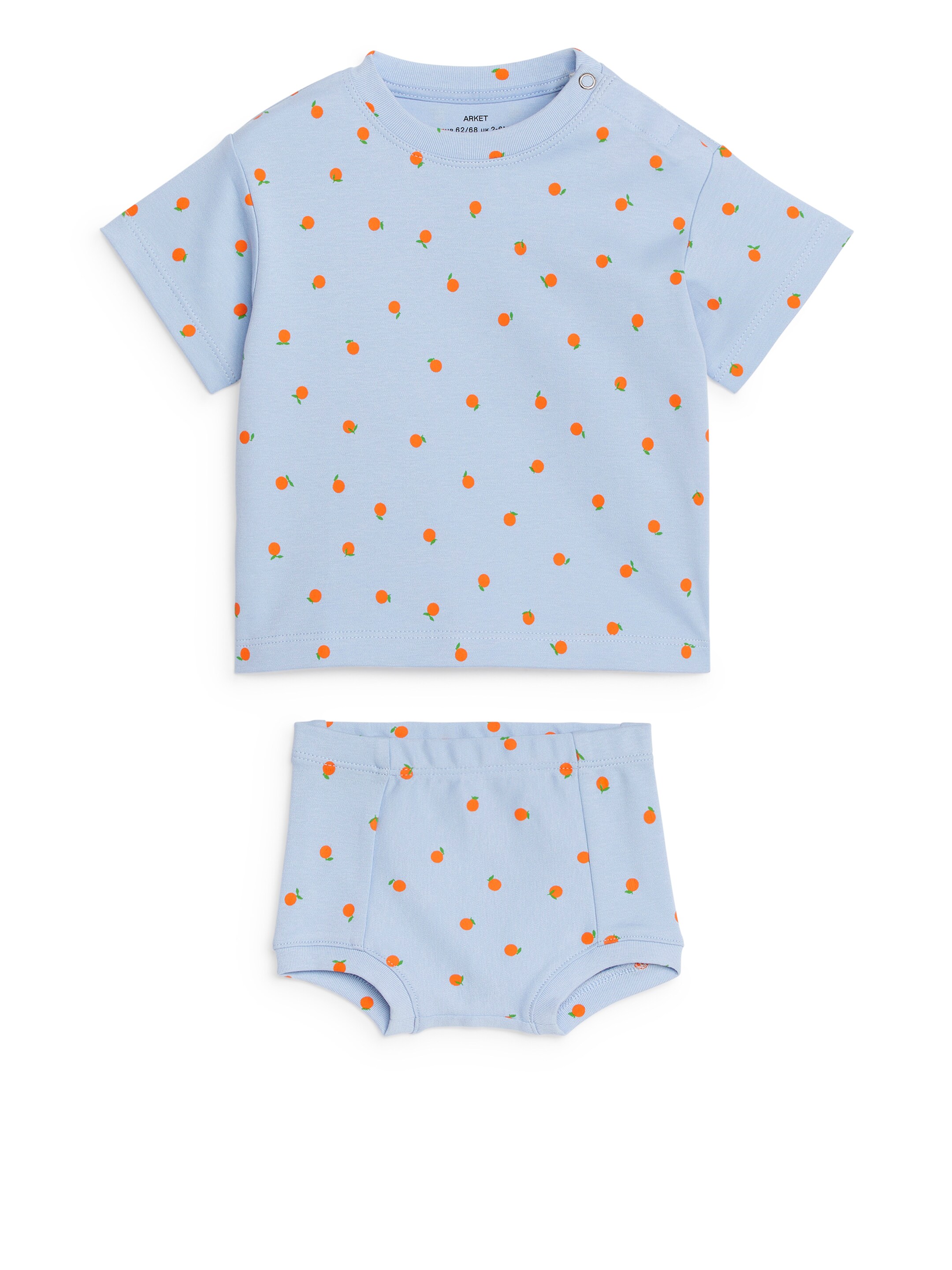 Visa större bild: Set i bomull - Ljusblå/orange - BARN | H&M FI 1