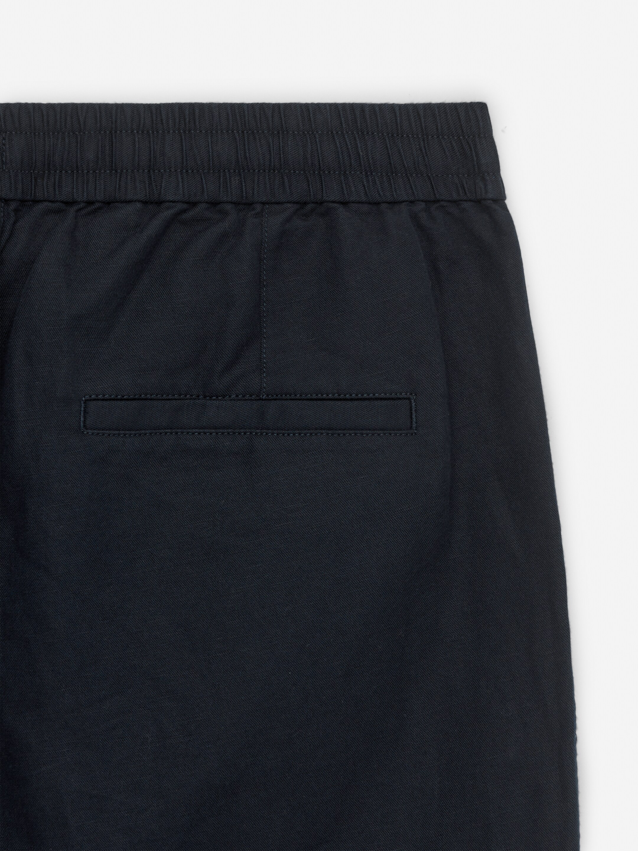 Visualizza immagine più grande: Pantaloni in misto lino - Blu scuro - UOMO | H&M IT 2