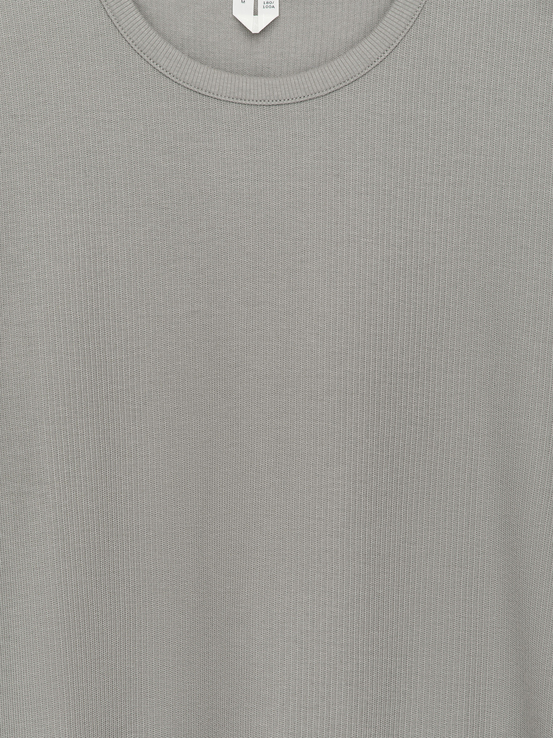 Tight t-shirt i bomull - Grå - Slim fit - Men - StillMedia/DescriptiveDetail - 2