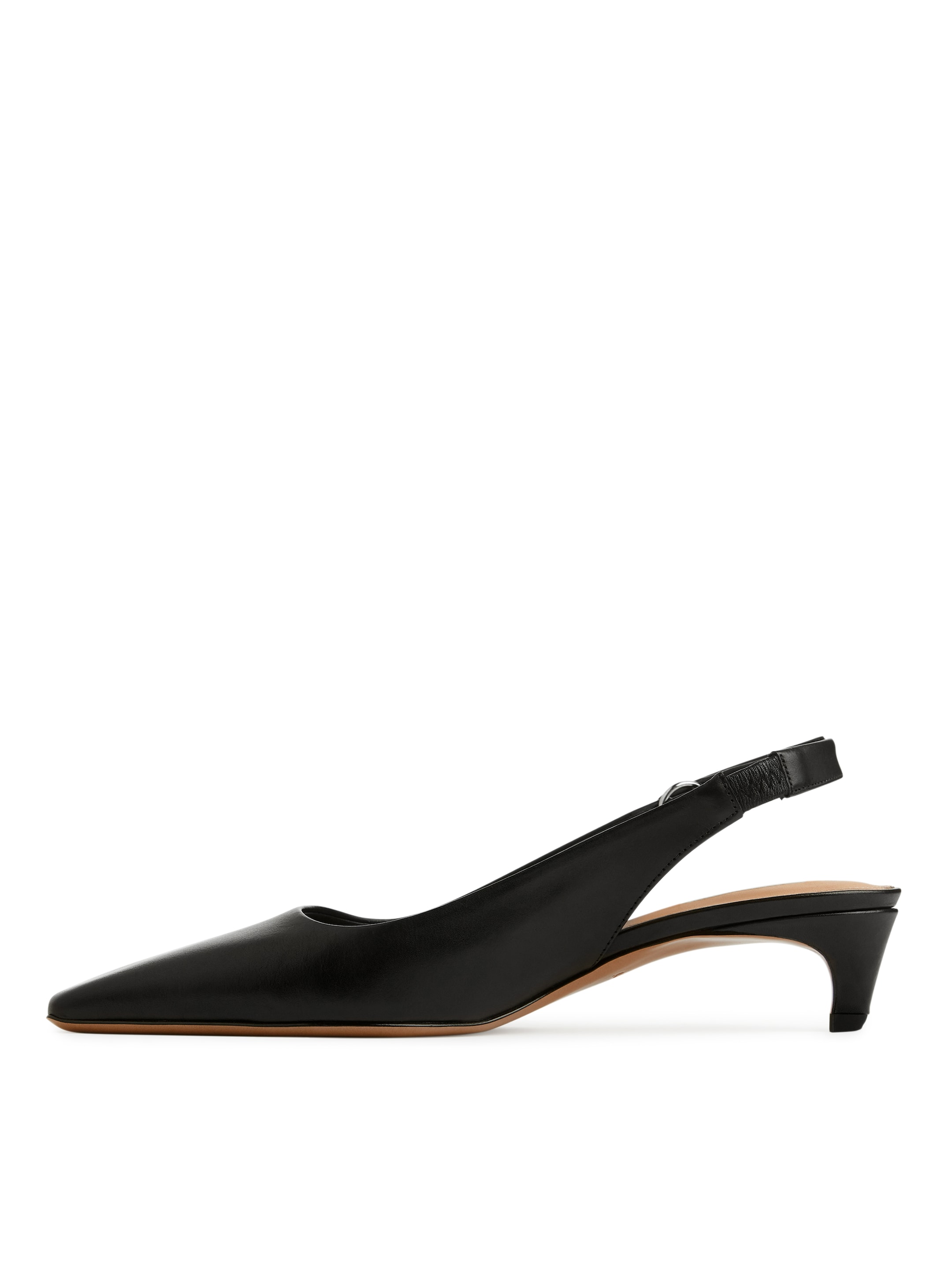 Slingback-Lederpumps - Schwarz - Women - StillMedia/DescriptiveStillLife - 4