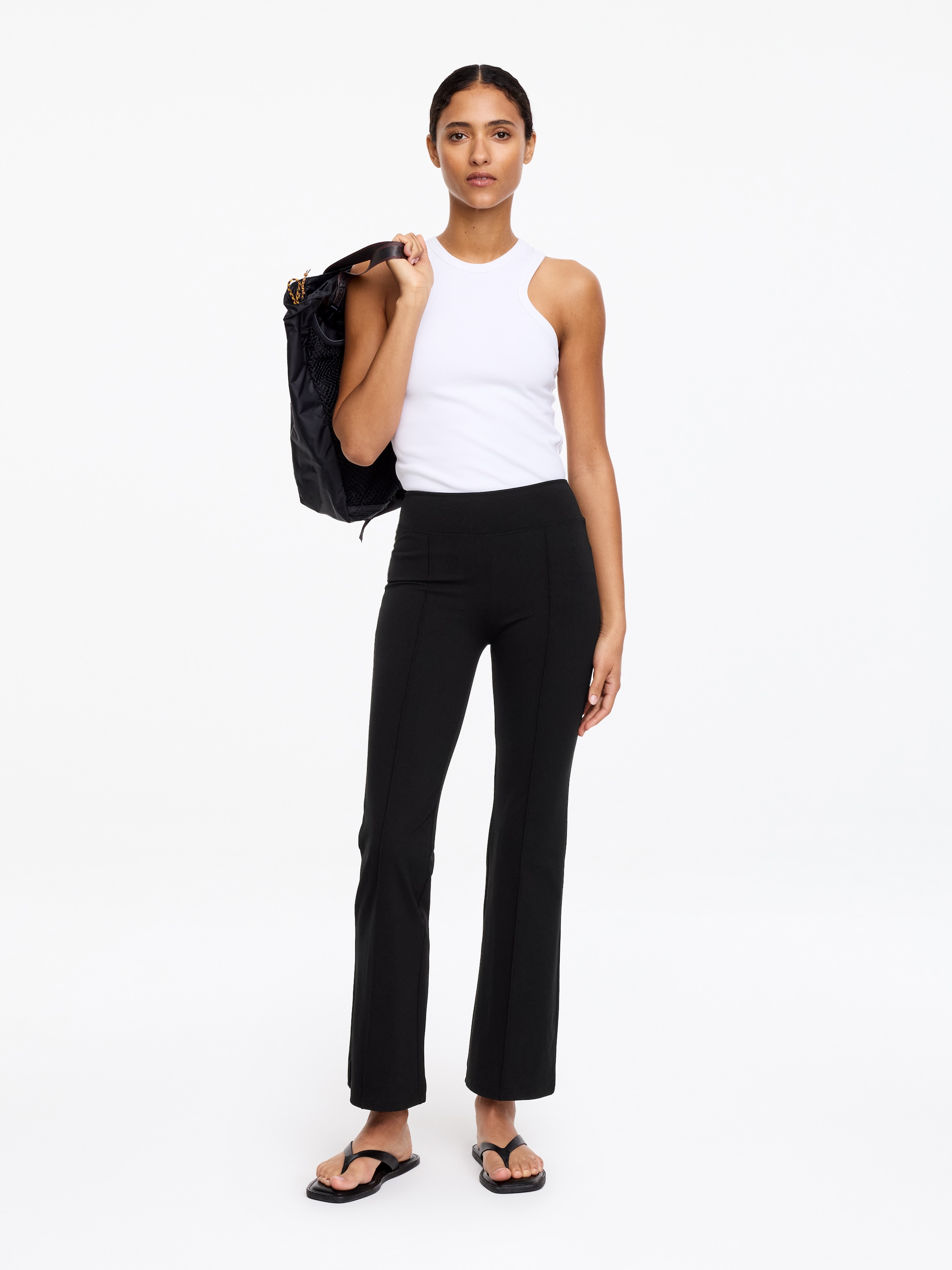 Cropped Leggings-#636363-18575
