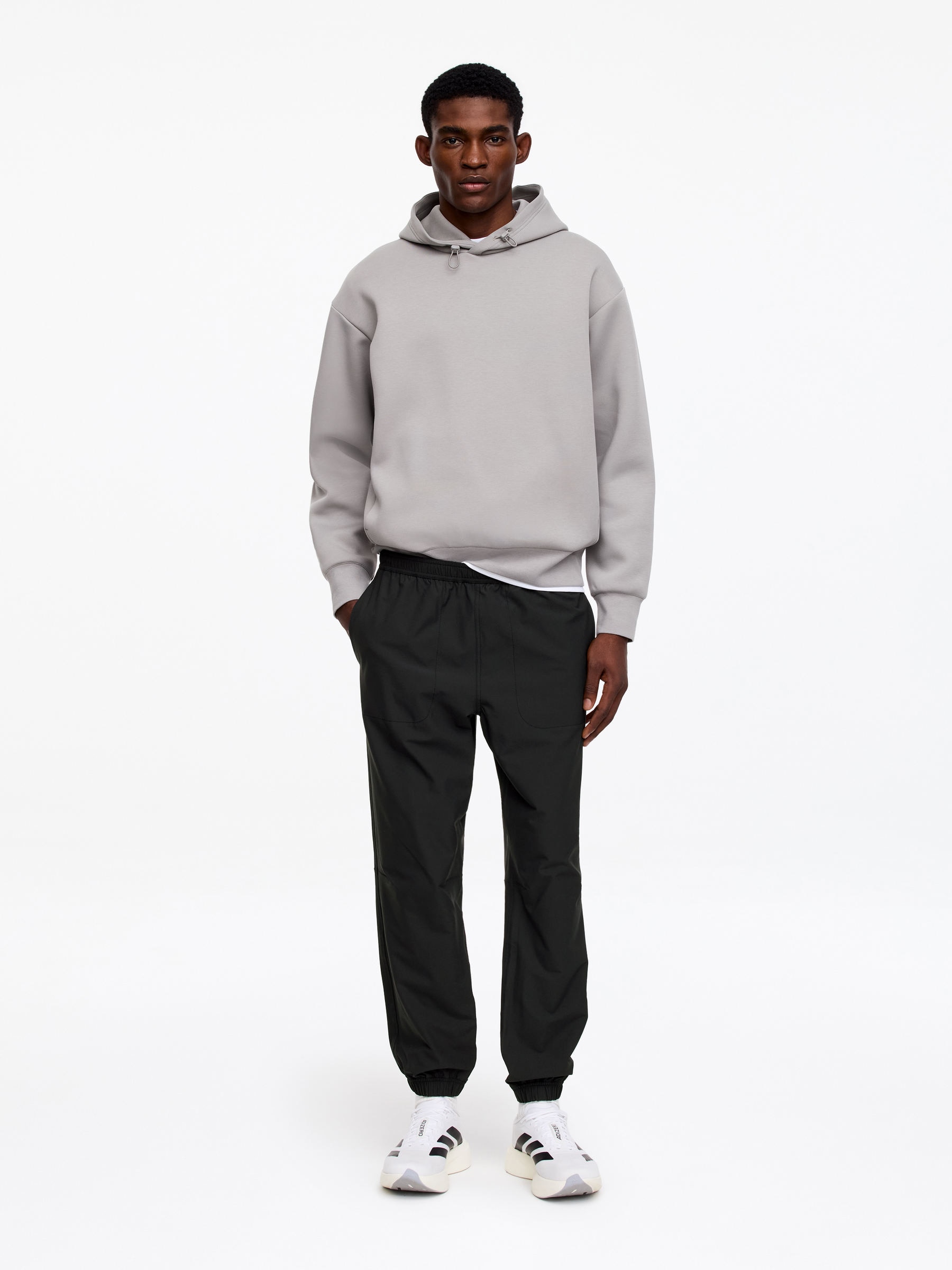 Stretchy Activewear Trousers-#2F3237-18663