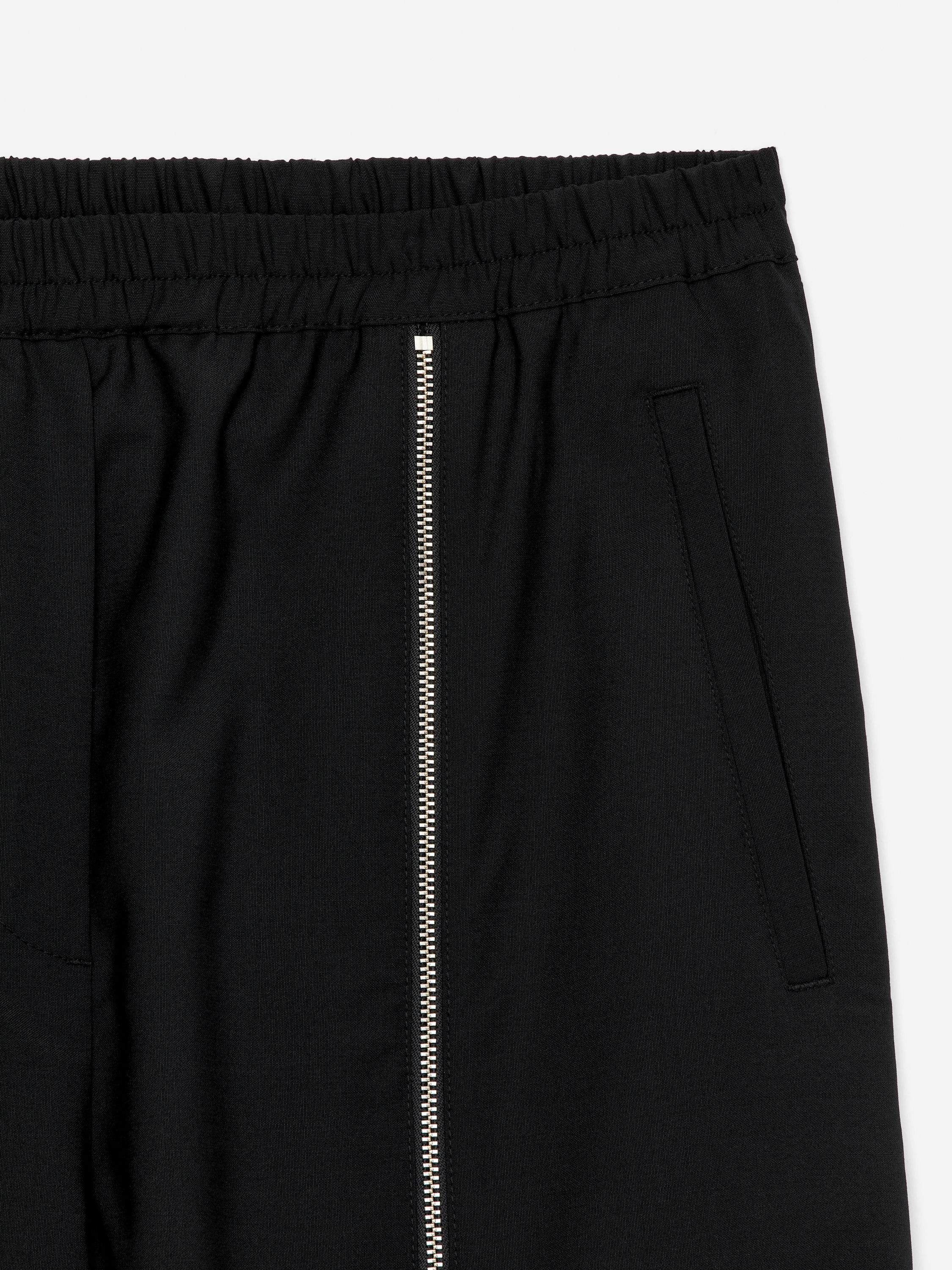 Zip-Detail Trousers - Black - Regular fit - Women - StillMedia/DescriptiveDetail - 2