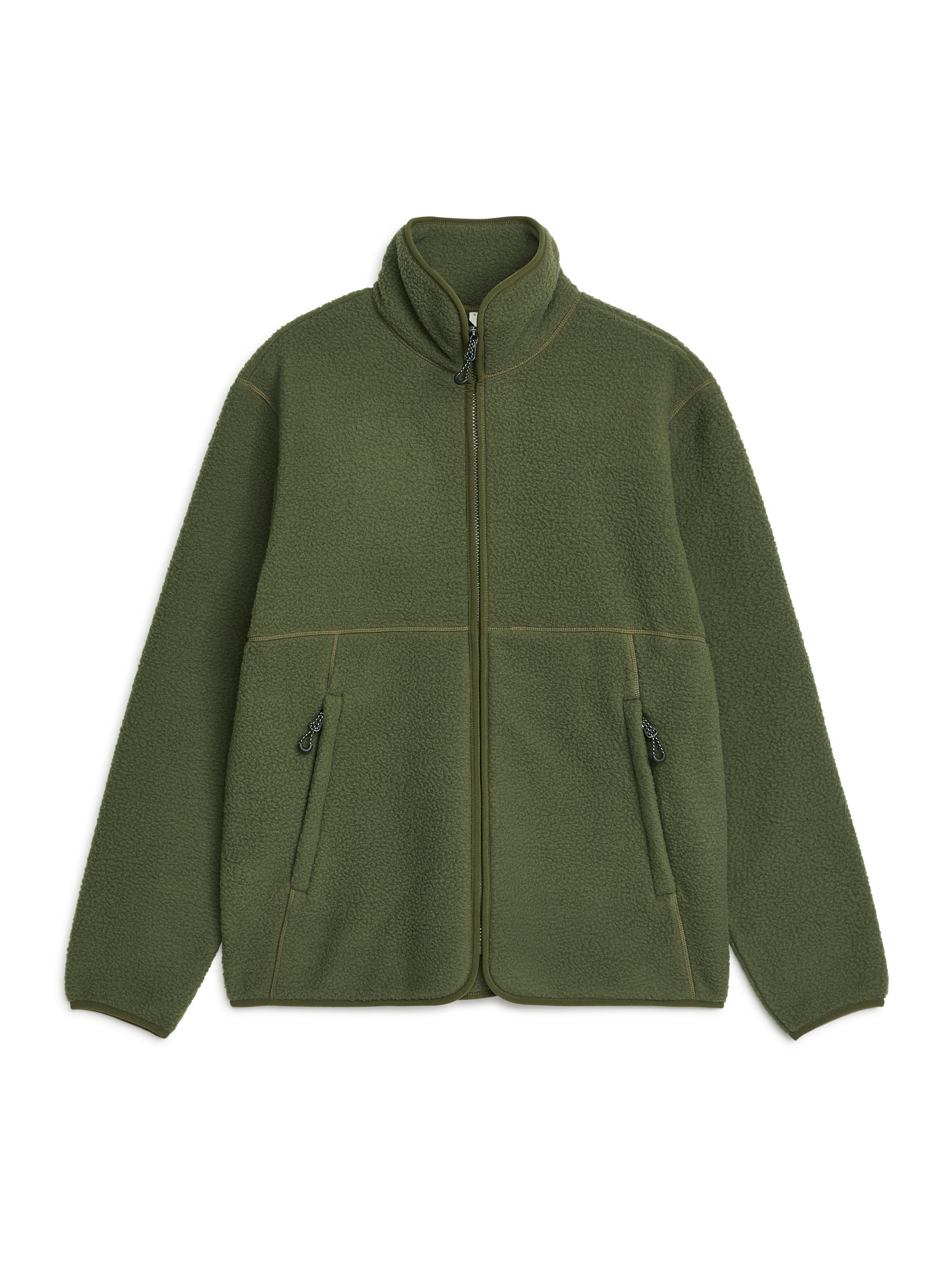 Active Fleece Jacket - Zielony - Luźny fason - Men - StillMedia/DescriptiveStillLife - 3