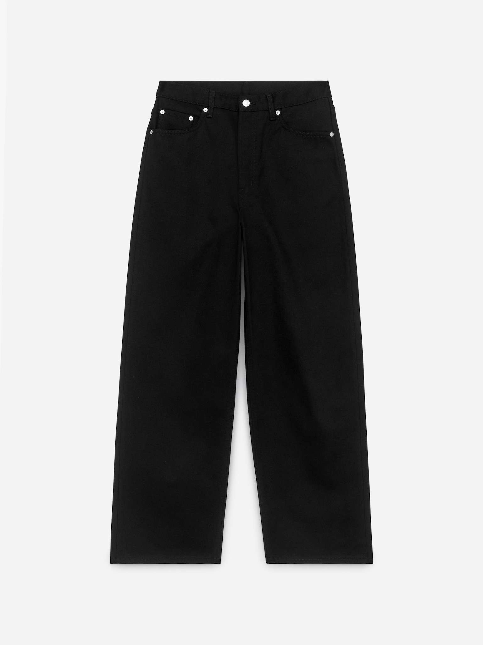 AMBER Barrel Jeans - Schwarz/Blau