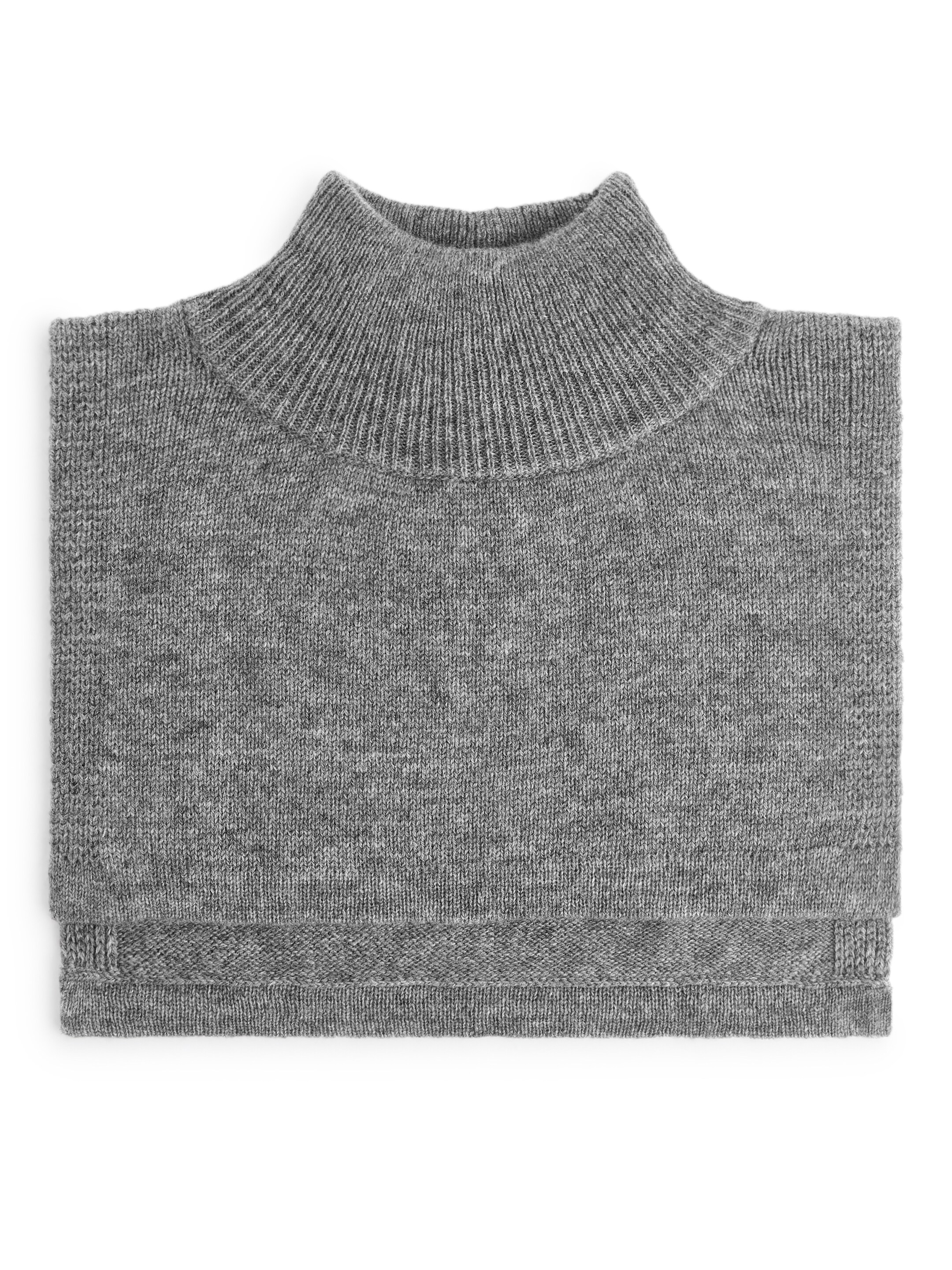 Größeres Bild ansehen: Trichterkragen aus Merinowolle - Graumeliert - Kids | H&M DE 1