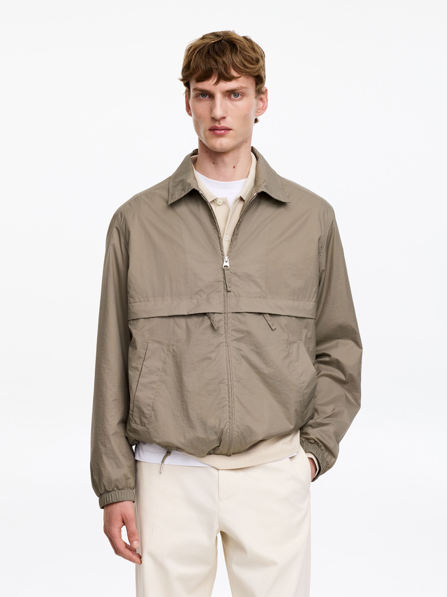 Nylon Windbreaker - Mole - Regular fit - Men - StillMedia/Lookbook - 6