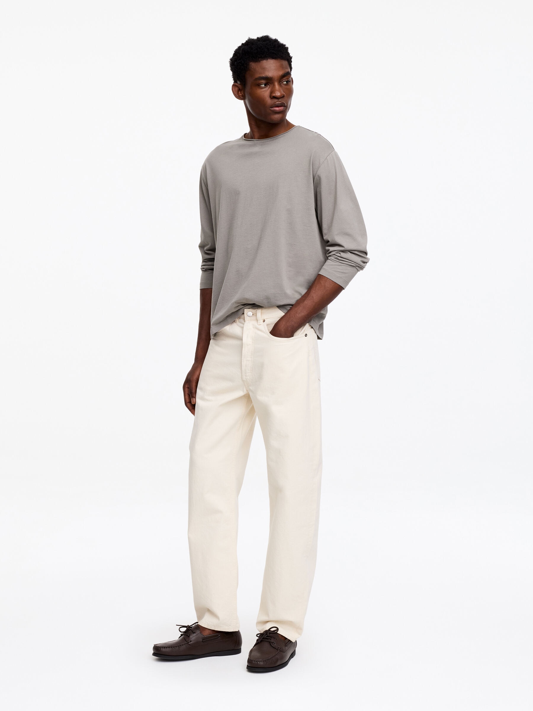 Long-Sleeve T-Shirt - Mole - Regular fit - Men - StillMedia/Lookbook - 2