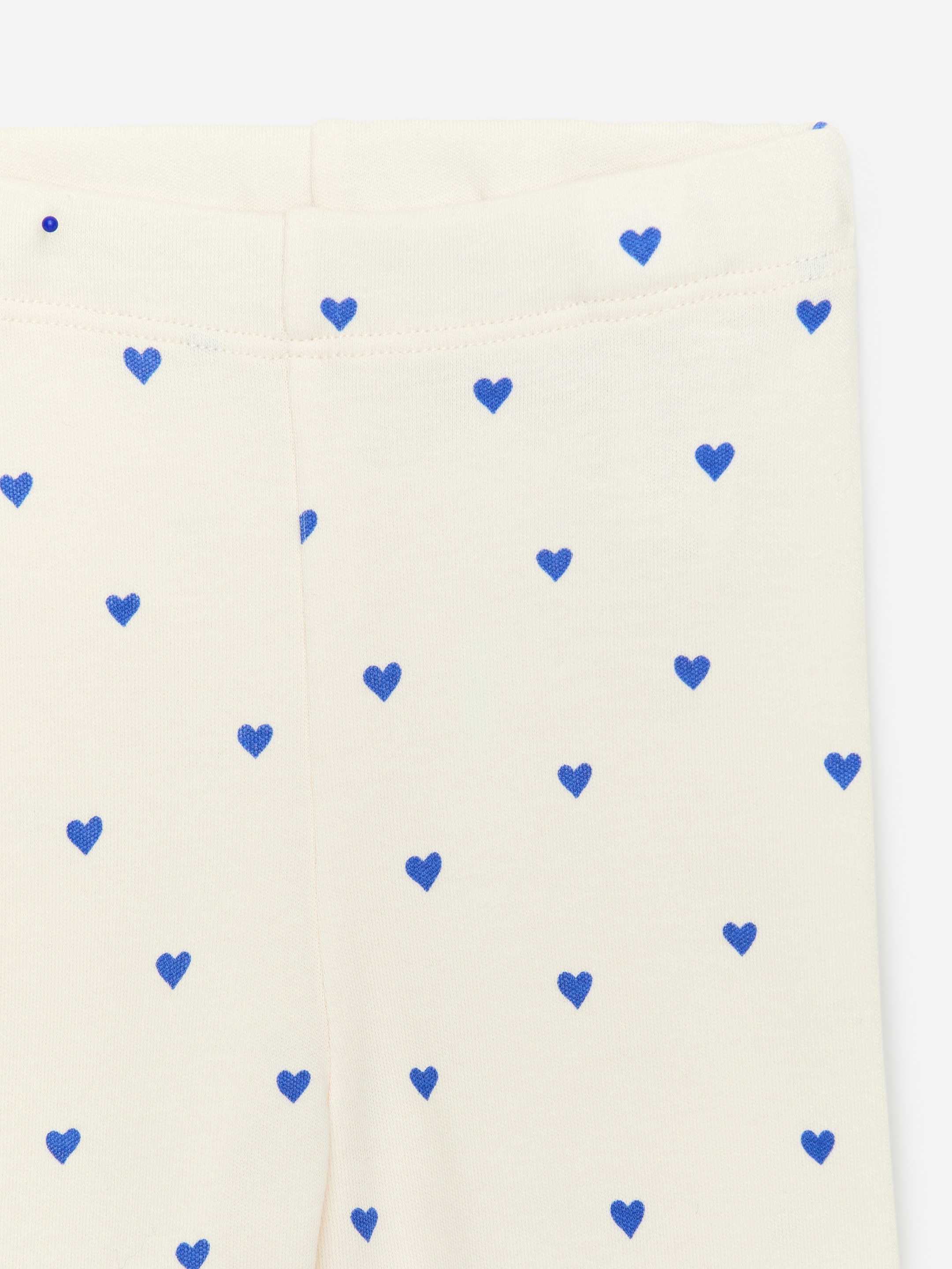 Größeres Bild ansehen: Jerseyleggings - Cremeweiß/Herzen in Blau - Kids | H&M DE 3