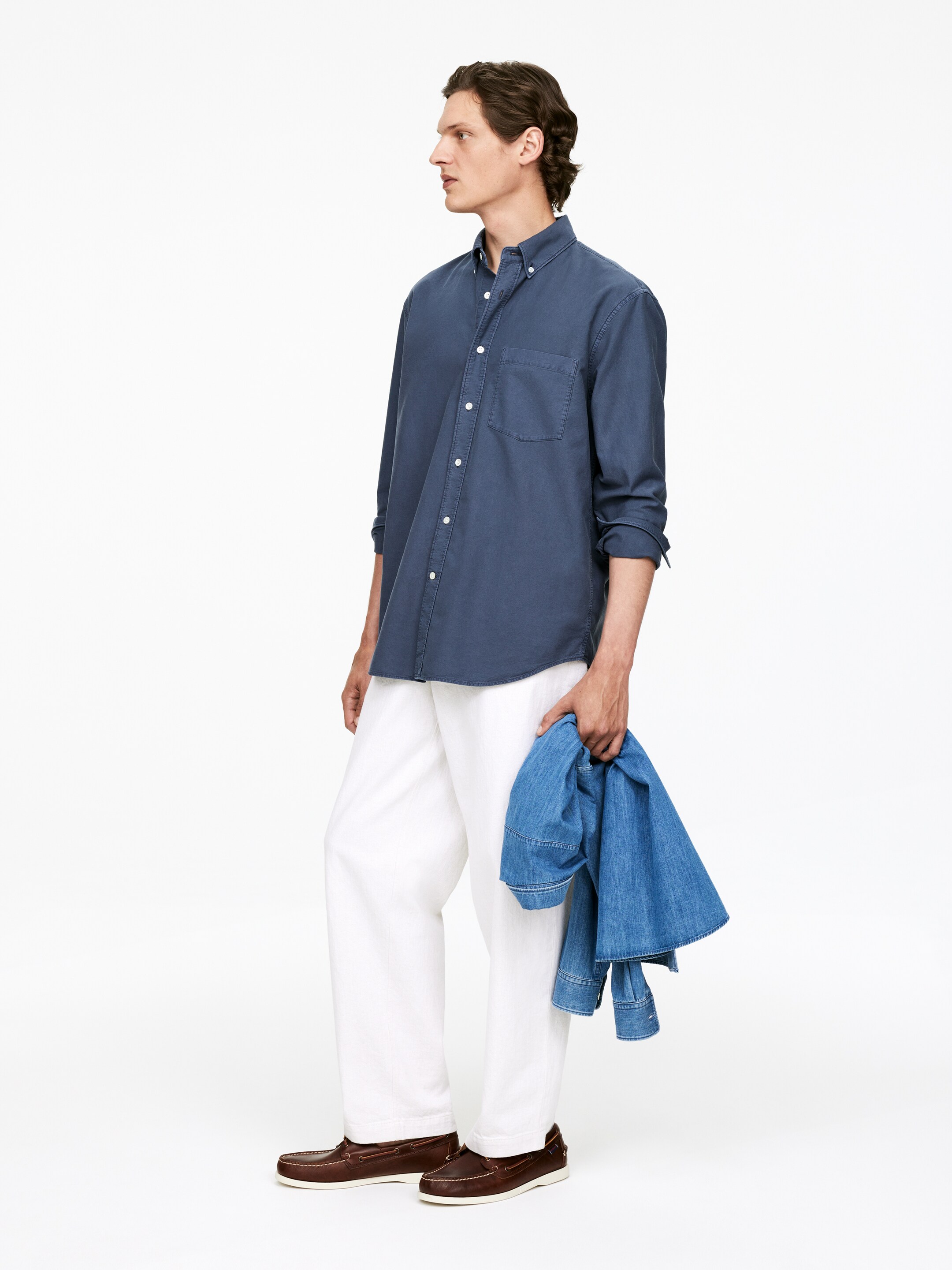Ver imagen más grande: Camisa Oxford holgada - Azul - HOMBRE | H&M ES 2