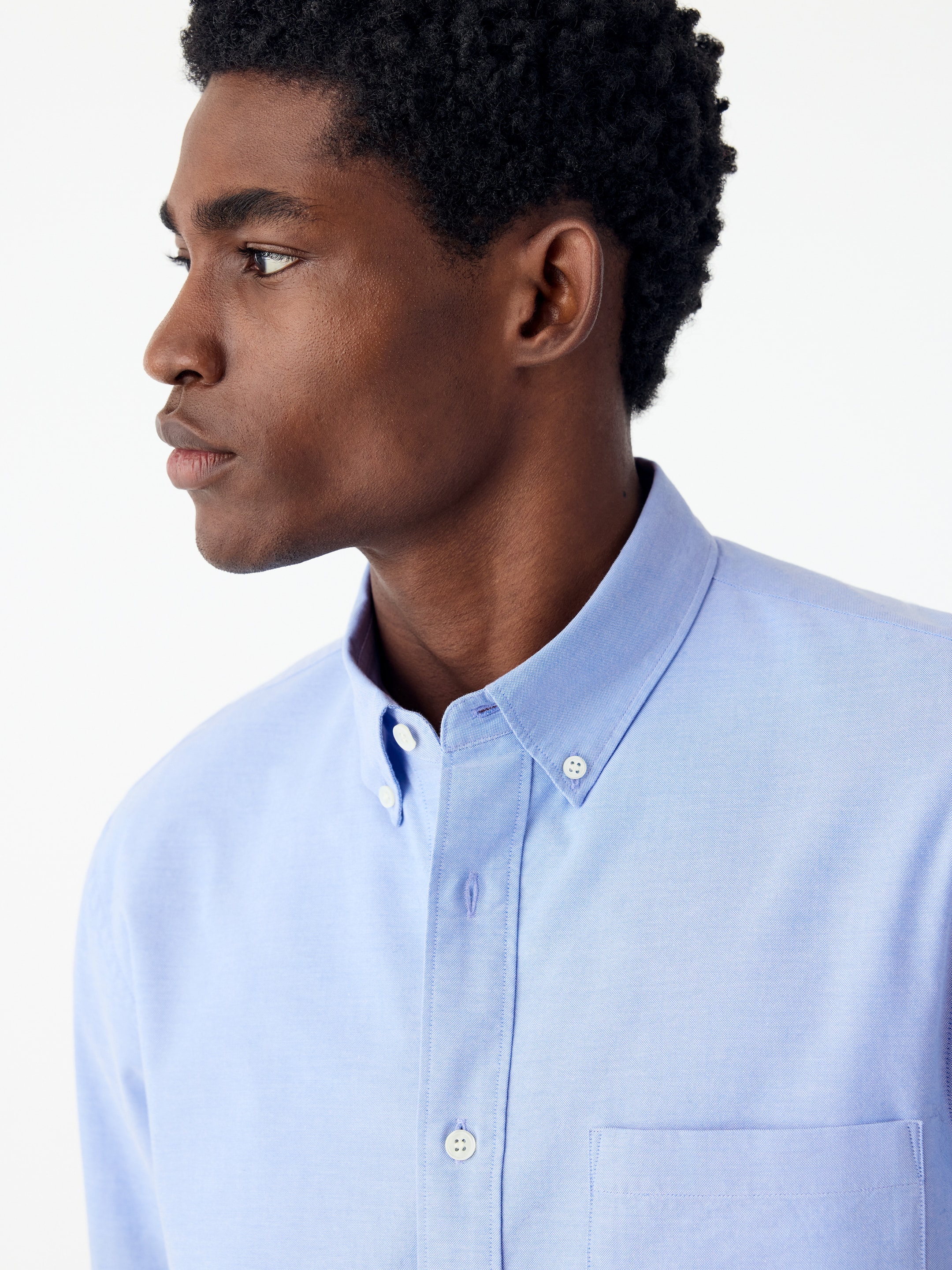 Regular Oxford Shirt - Light Blue - Regular fit - men - StillMedia/Lookbook - 45