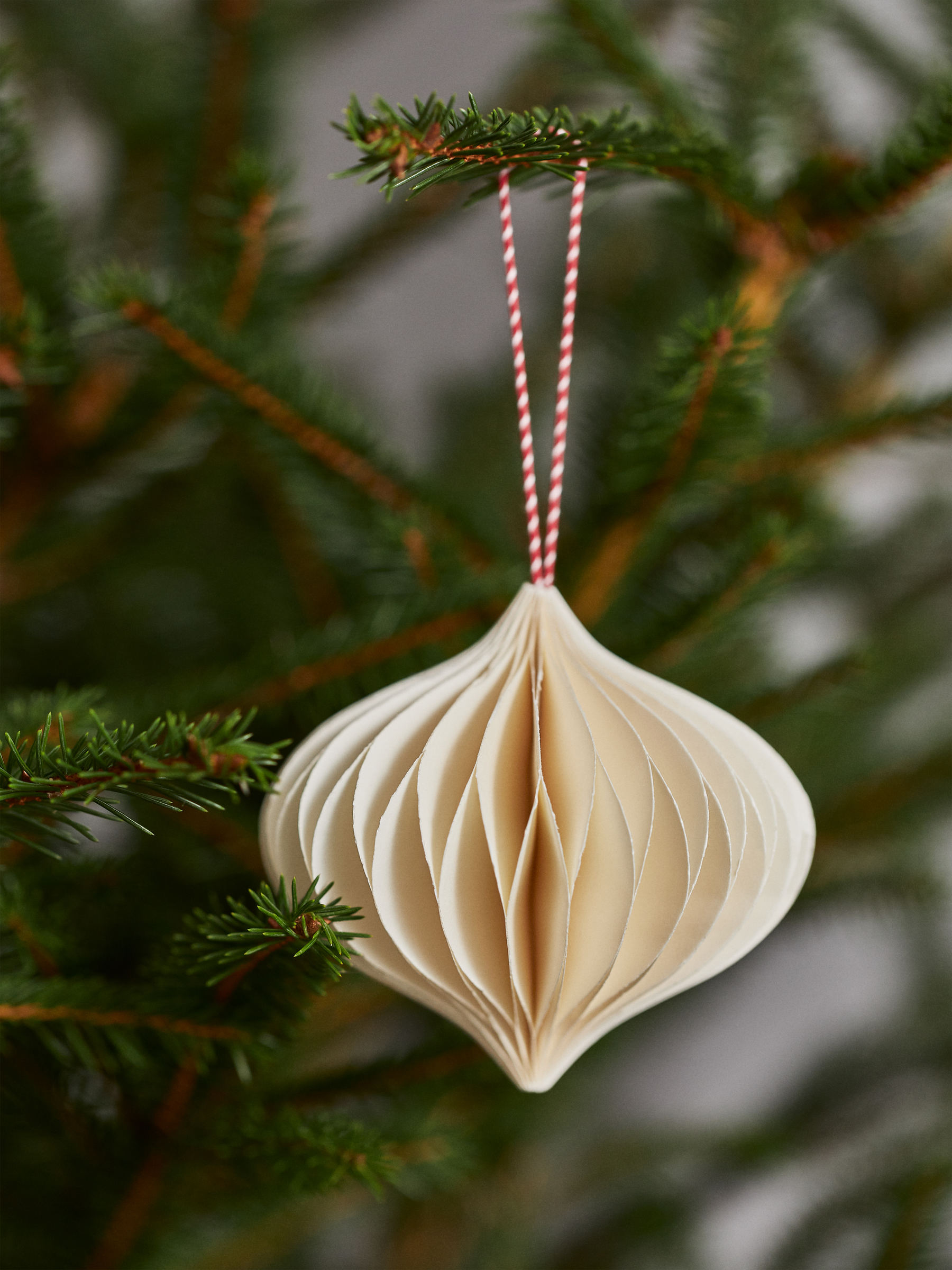 Honeycomb Ornaments Set of 2 - White - Homeware - StillMedia/DescriptiveStillLife - 2