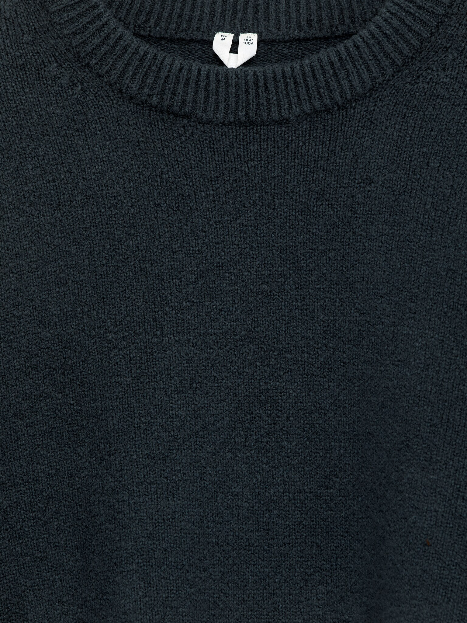 Cotton-Blend Jumper - Dark Grey/Dusty Mint - 6