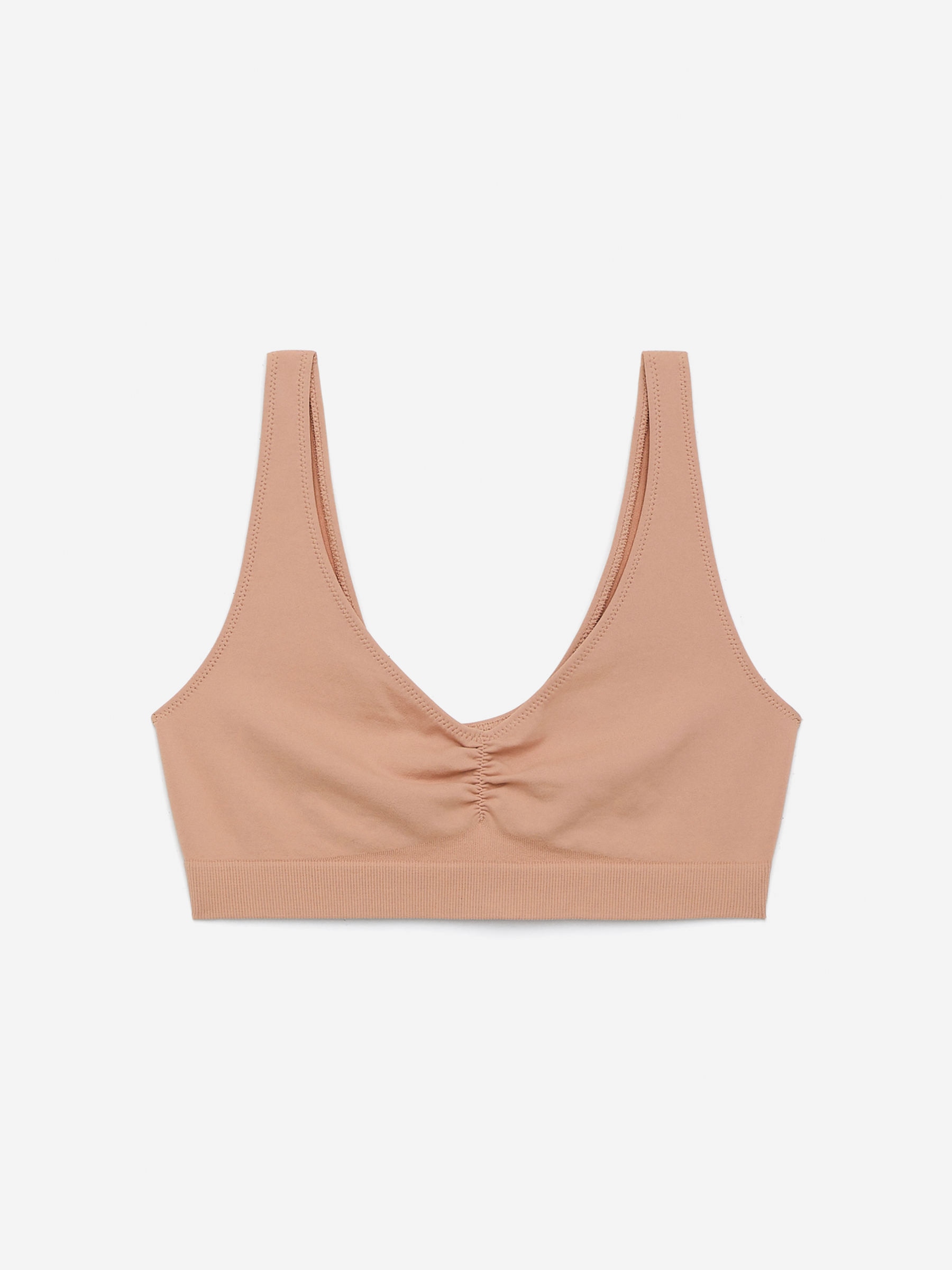 Seamless Top-Beige-16381